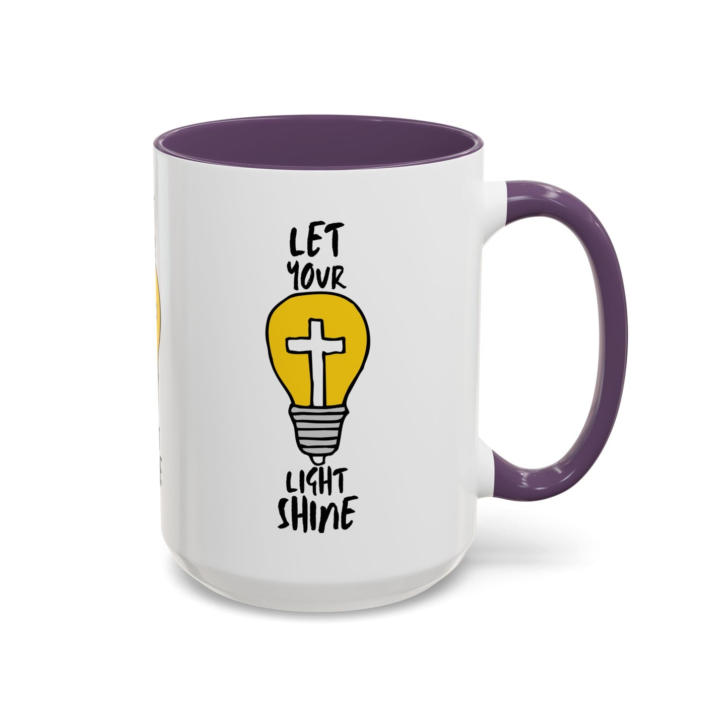 Let Your Light Shine Coffee Mug Inspirational Christian Gift for Faith-Based Coffee Lovers