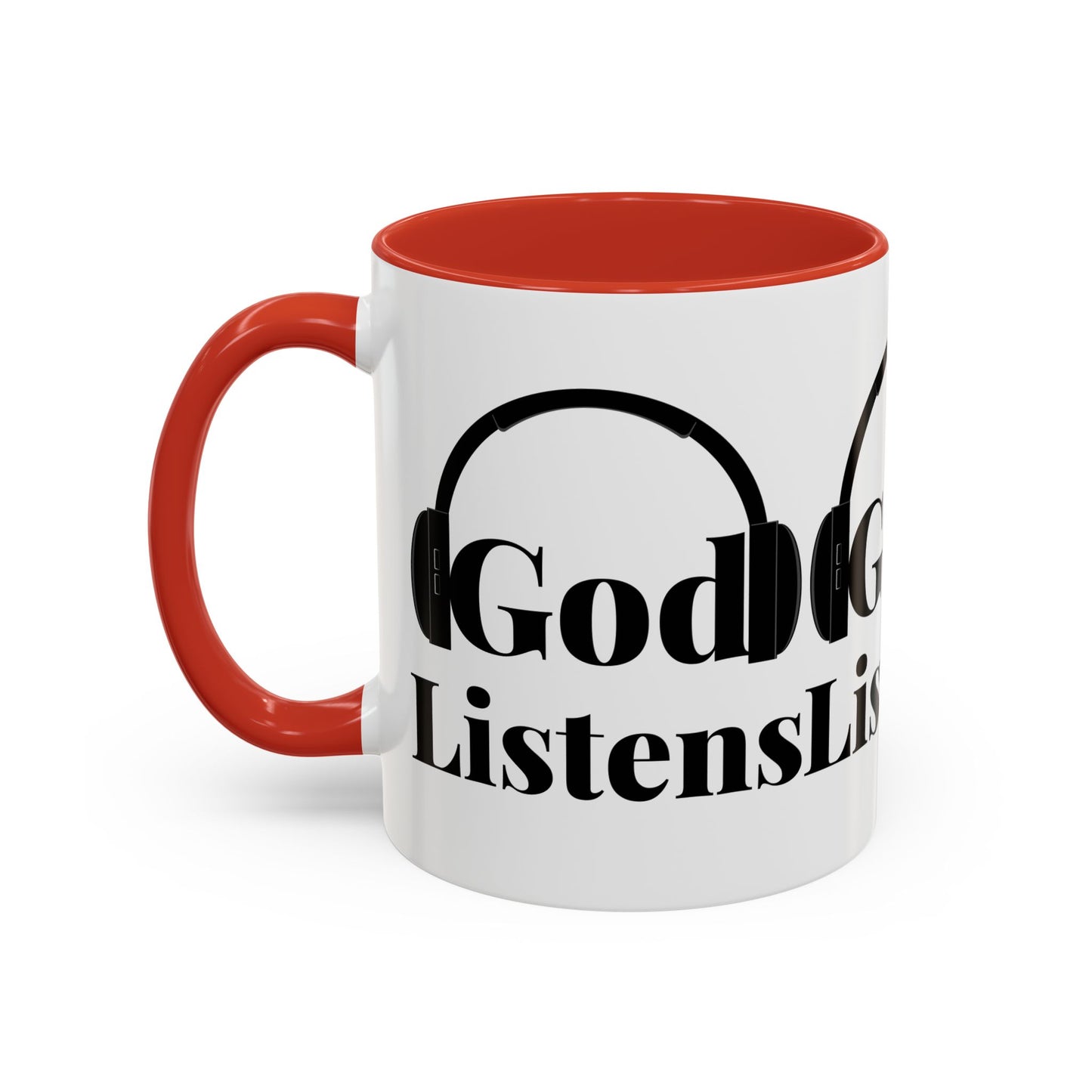 God Listens Coffee Mug Faith Based Christian Gift for Him or Her