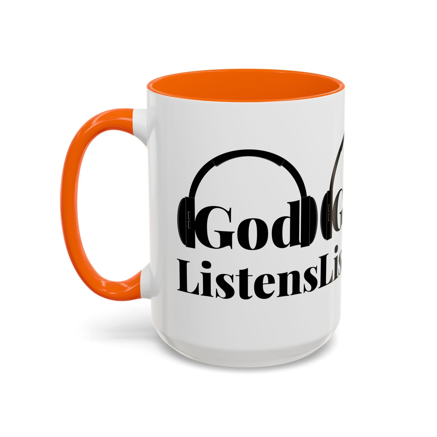 God Listens Coffee Mug Faith Based Christian Gift for Him or Her