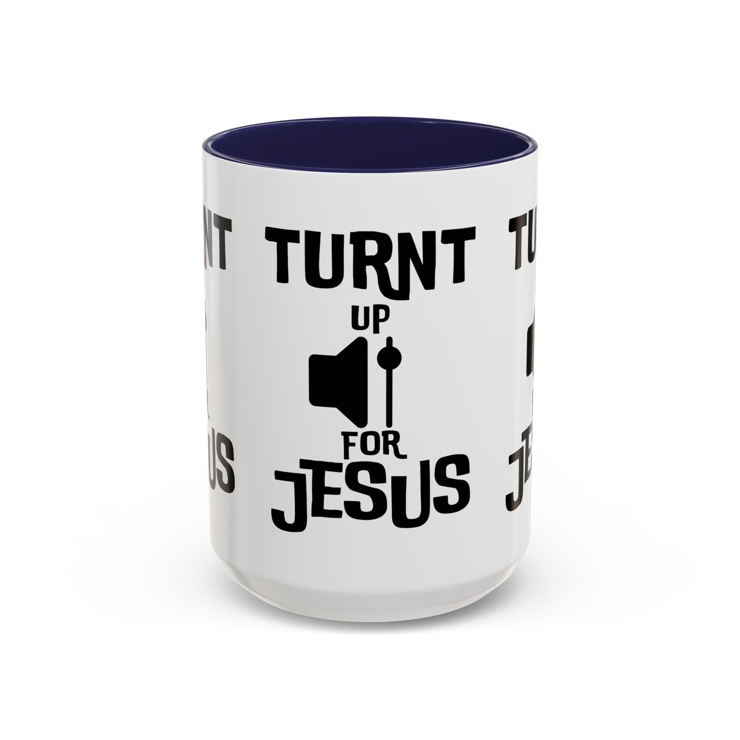 Turnt Up For Jesus Coffee Mug Biblical Christian Gift for Faith-Based Coffee Lovers