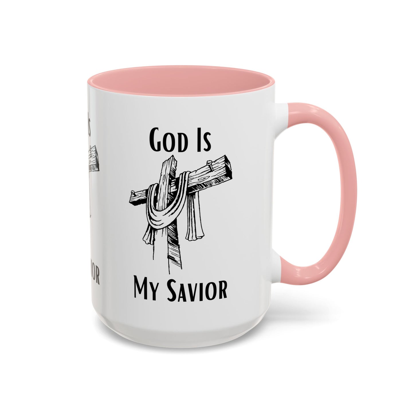 God Is My Savior Coffee Mug Inspirational Christian Gift for Faith-Based Coffee Lovers