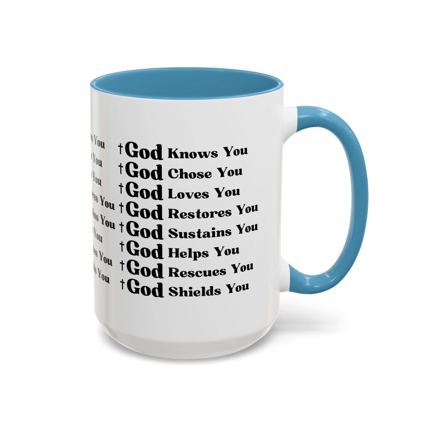 God's Love and Promises Faith-Filled Coffee Mug Faith Hope And Love Christian Gift for Coffee Lovers