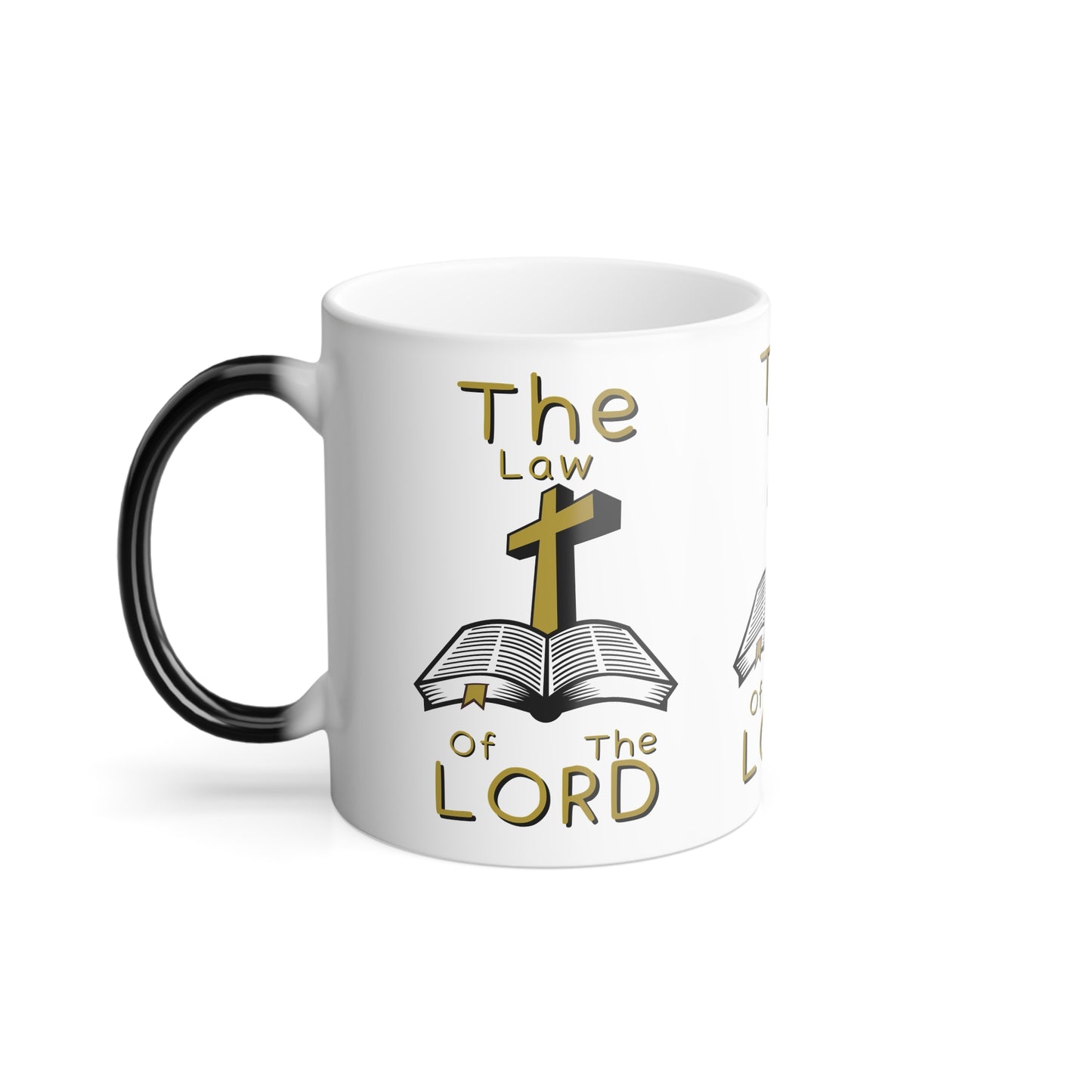 The Law of the Lord Color Morphing Coffee Mug Biblical Christian Gift for Believers