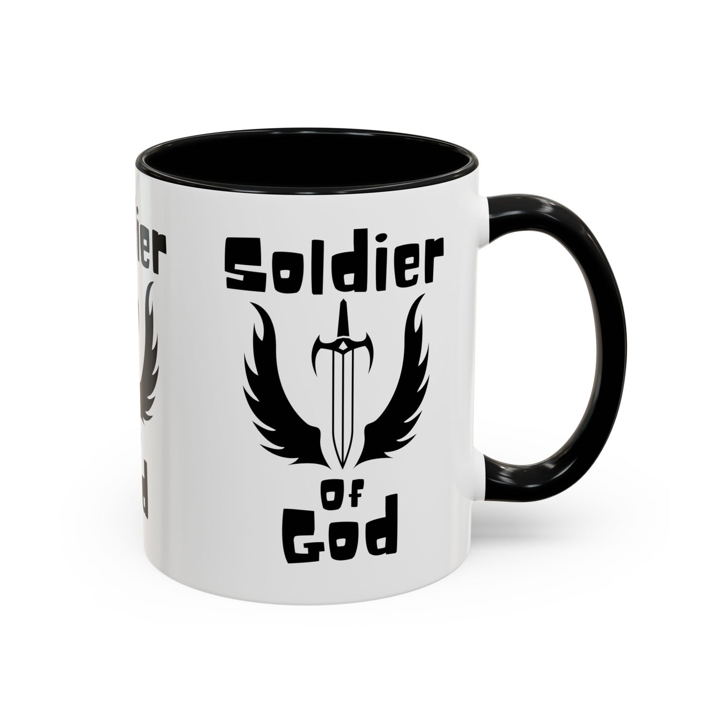 Soldier of God Coffee Mug Inspirational Christian Gift for Faith-Based Living