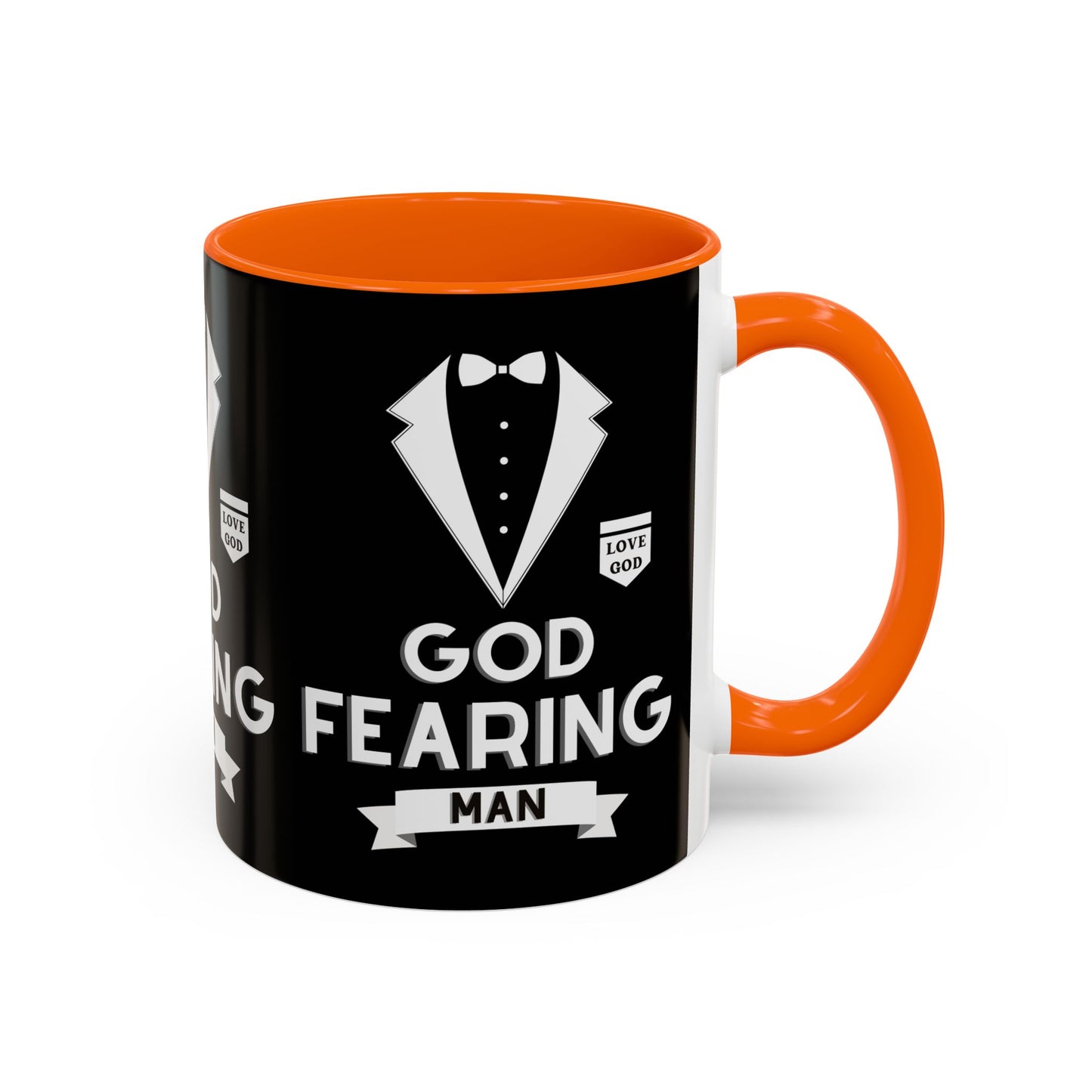 God Fearing Man Coffee Mug Inspirational Christian Gift for Him