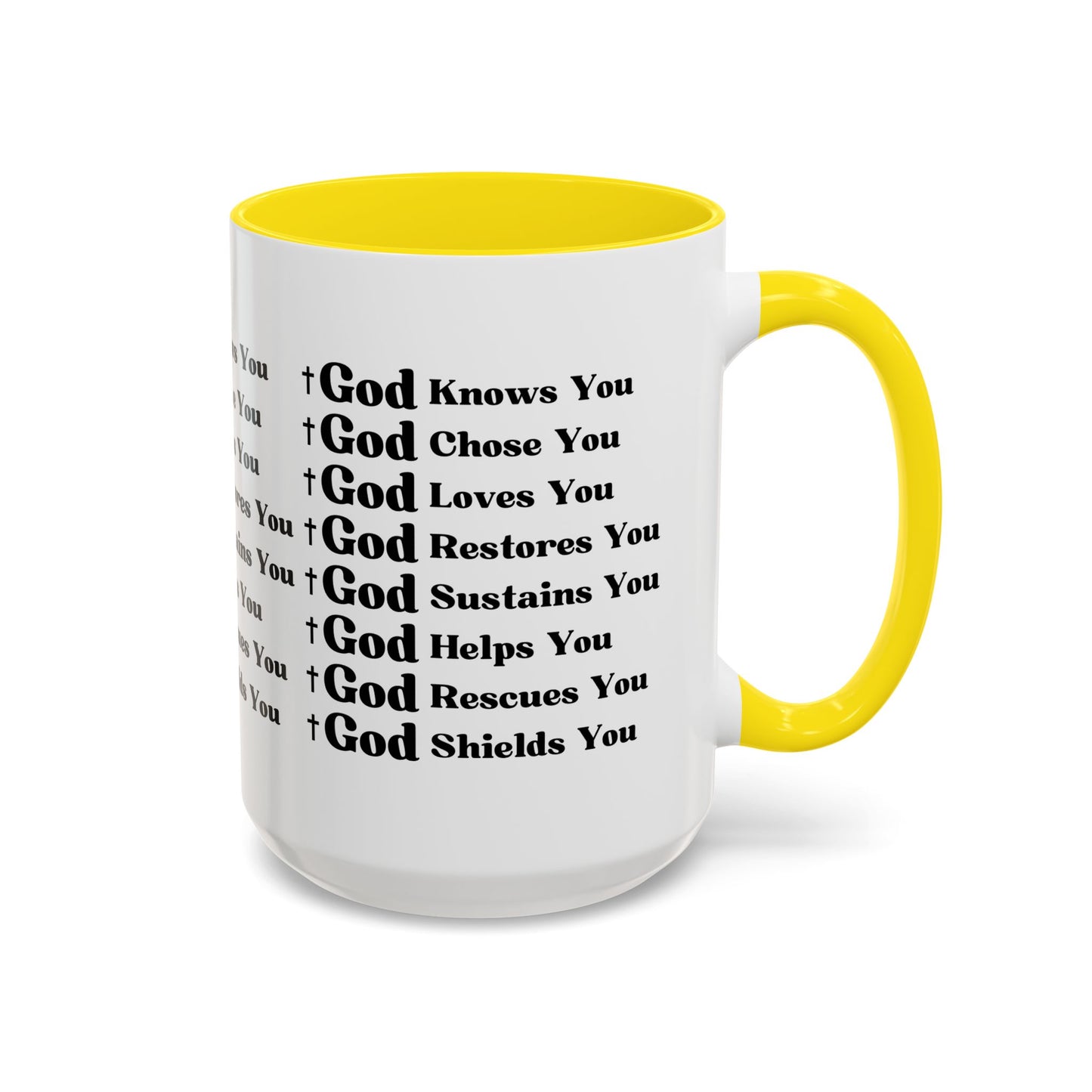 God's Love and Promises Faith-Filled Coffee Mug Faith Hope And Love Christian Gift for Coffee Lovers