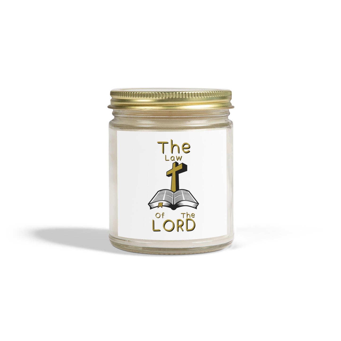 The Law of the Lord Scented Candle Biblical Christian Gift for Believers