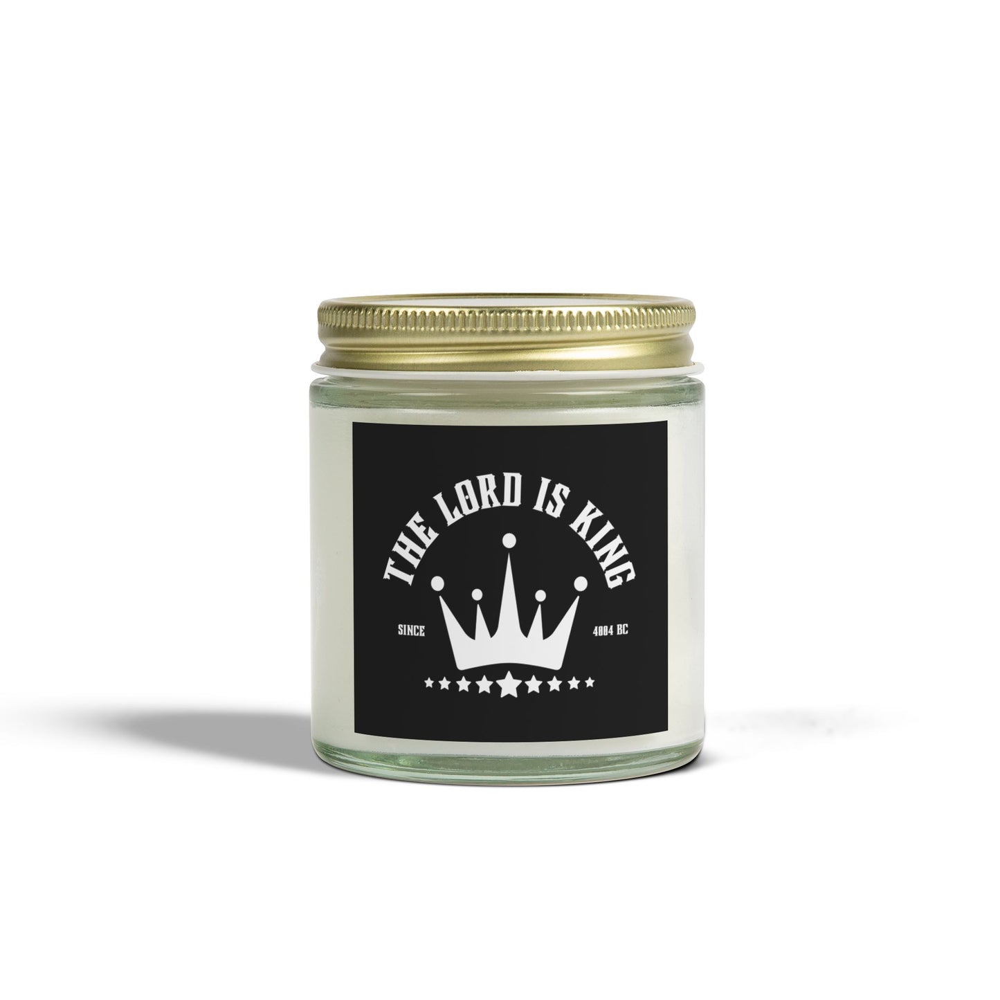 The Lord Is King Scented Candle Inspirational Christian Gift for Believers