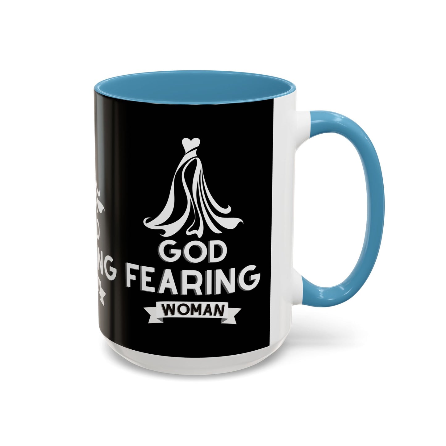 God Fearing Woman Coffee Mug Inspirational Christian Gift for Her