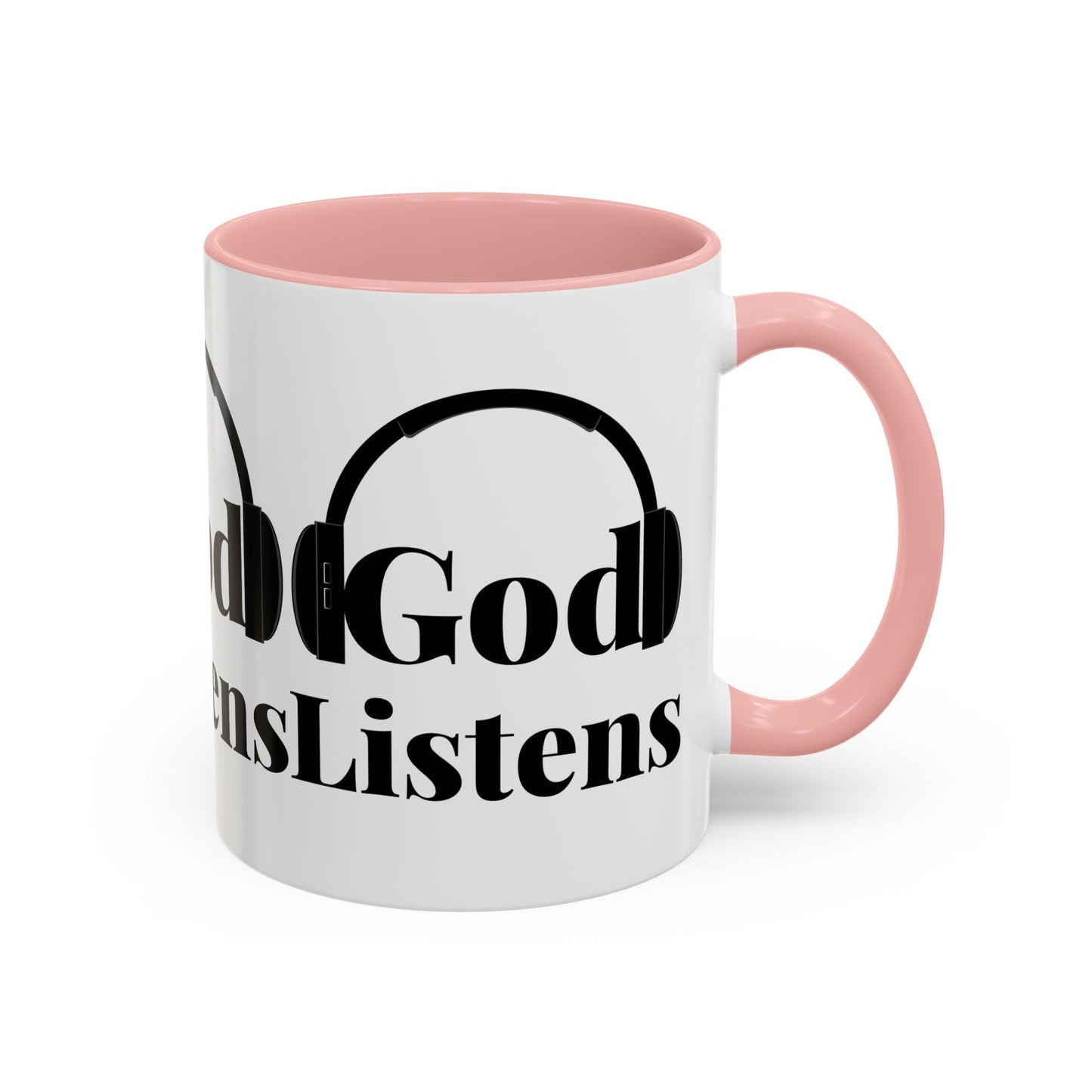 God Listens Coffee Mug Faith Based Christian Gift for Him or Her