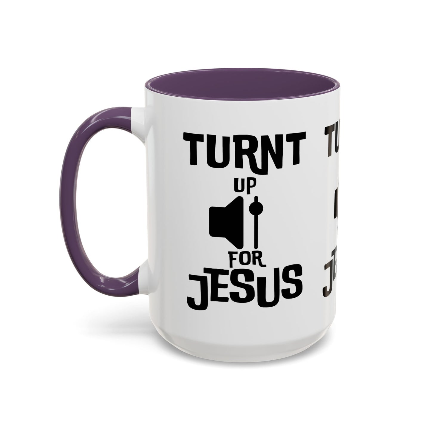 Turnt Up For Jesus Coffee Mug Biblical Christian Gift for Faith-Based Coffee Lovers