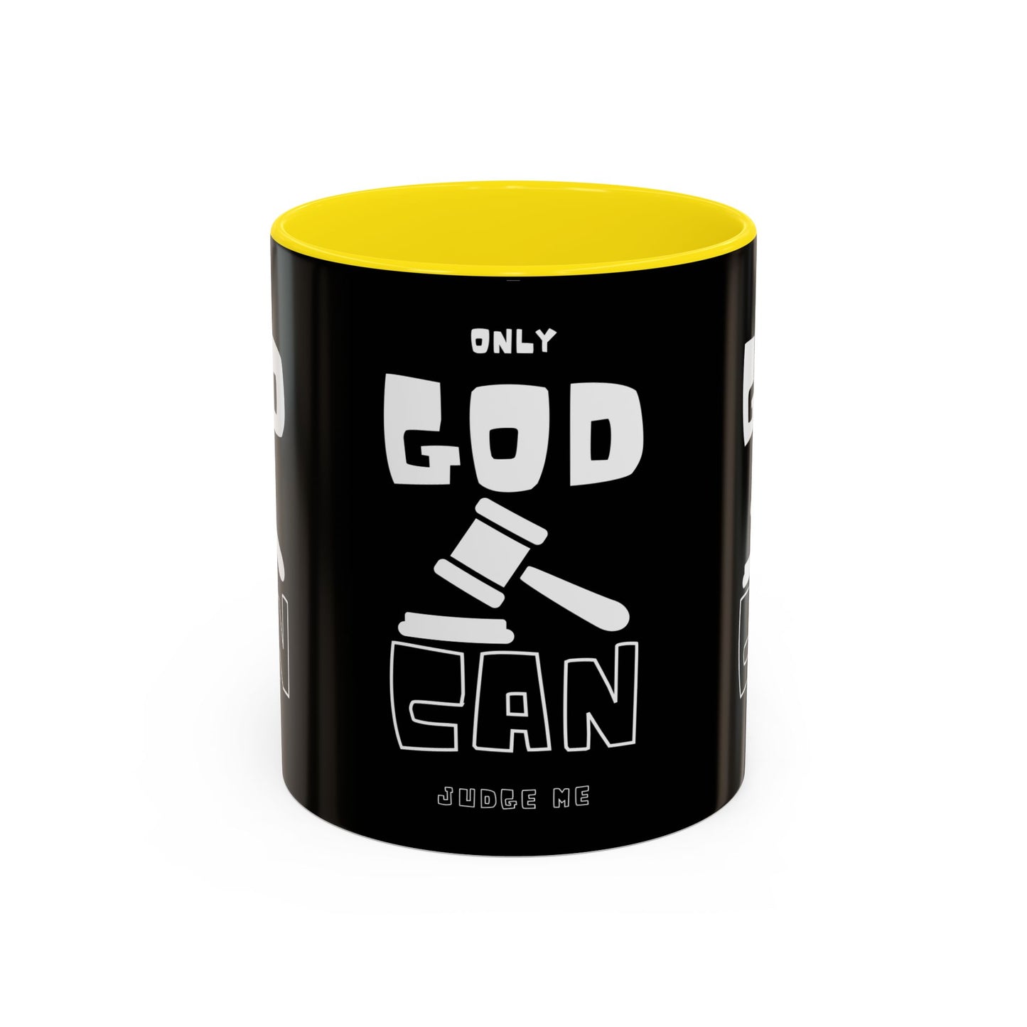 Only God Can Judge Me Coffee Mug Biblical Christian Gift for Faith-Based Coffee Lovers