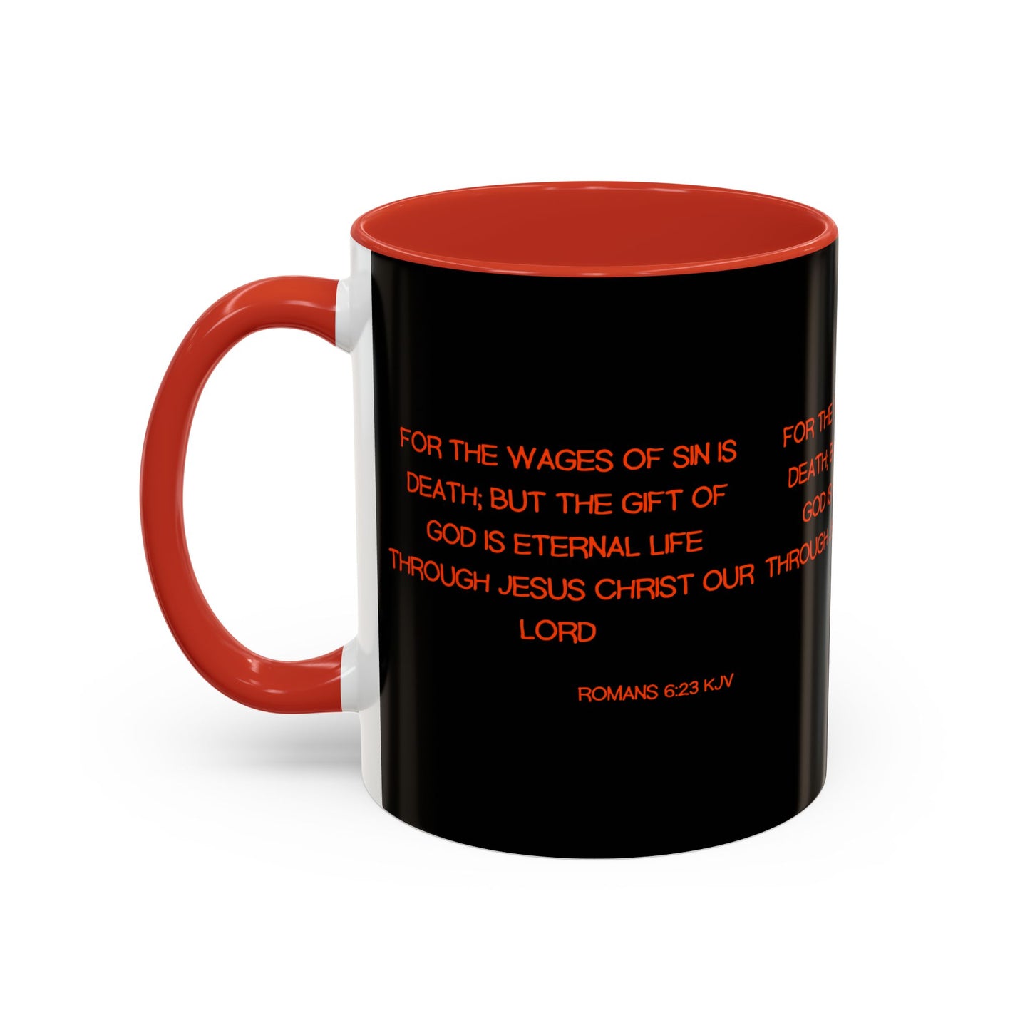 Romans 6:23 KJV Coffee Mug The Gift of God is Eternal Life Biblical Christian Gift for Faith-Based Living