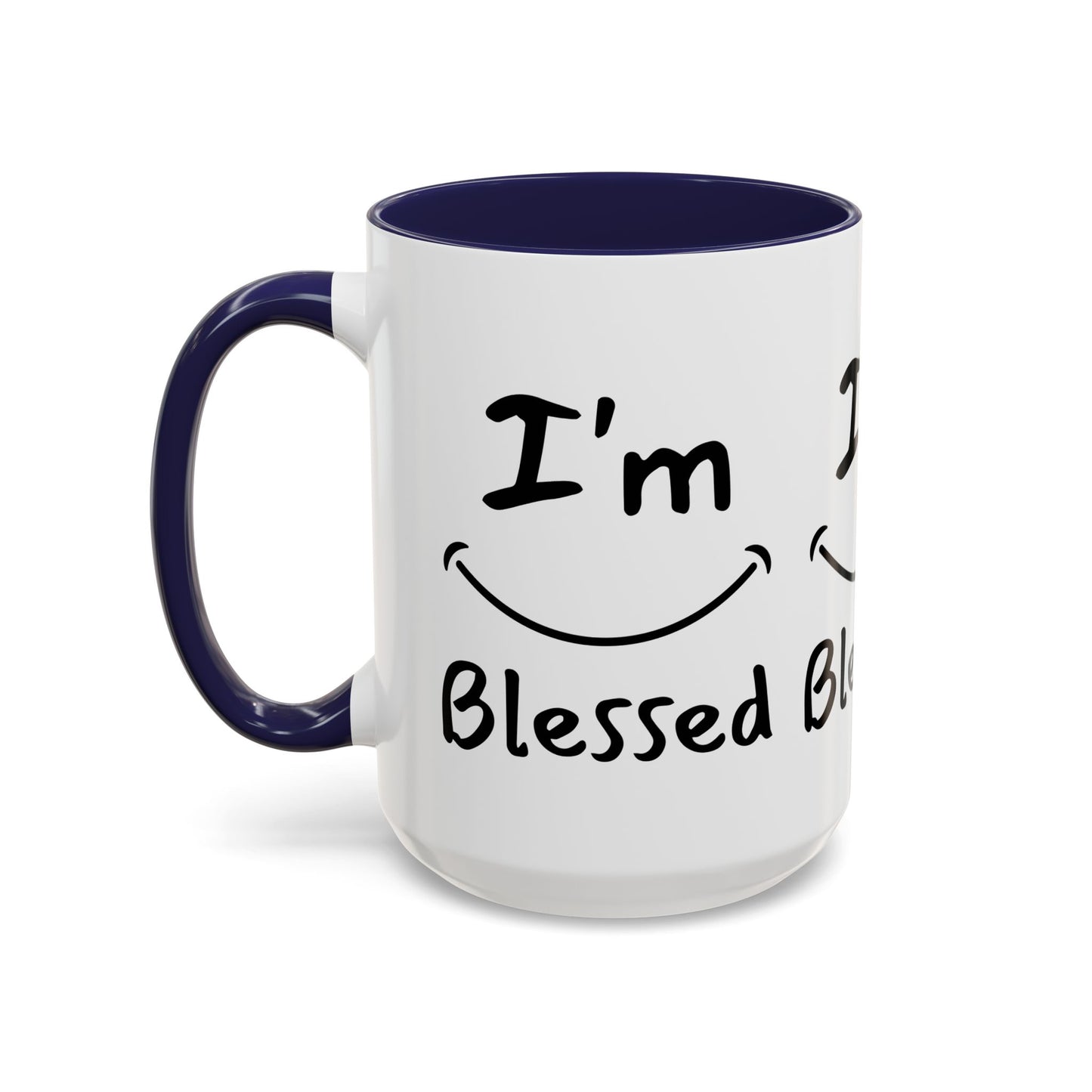 I'm Blessed Coffee Mug Inspirational Christian Gift for Faith-Based Living