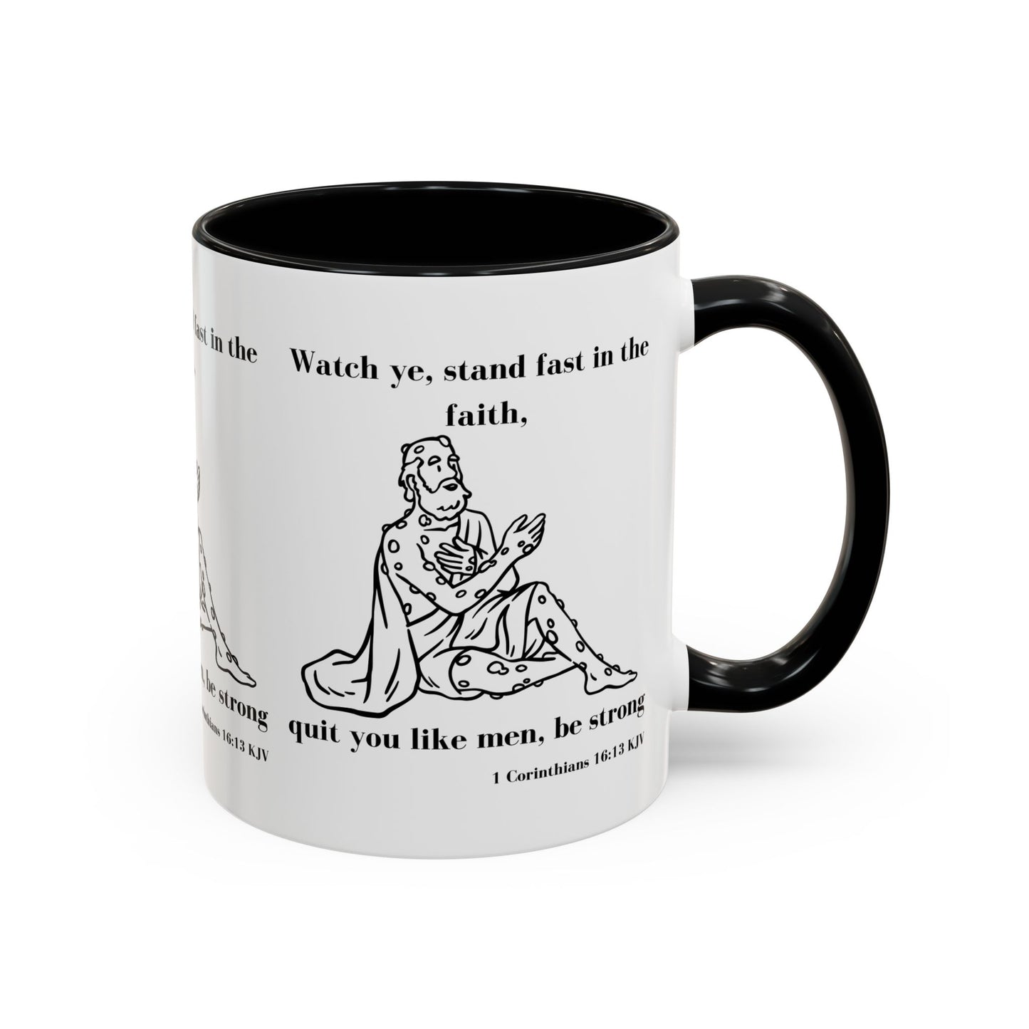 1 Corinthians 16:13 KJV Coffee Mug Stand Firm in the Faith Inspirational Christian Gift for Coffee Lovers