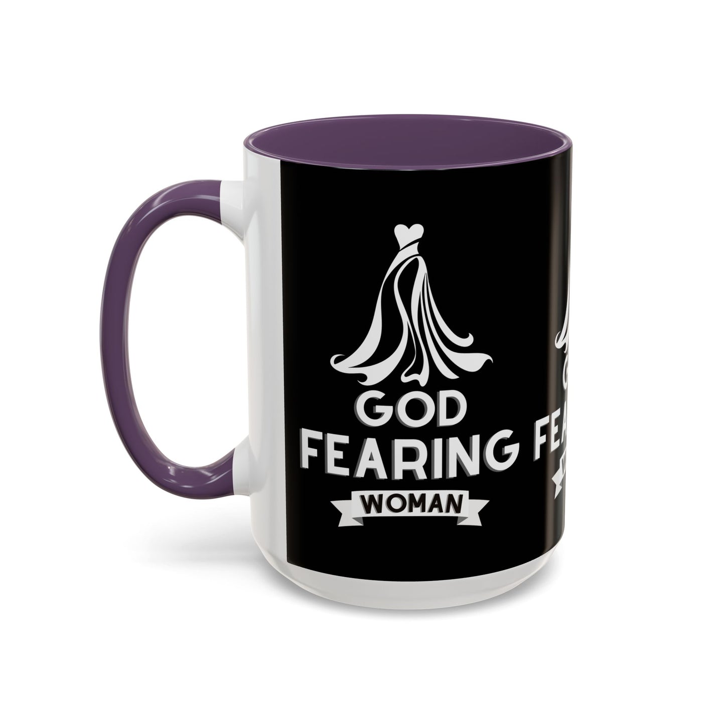 God Fearing Woman Coffee Mug Inspirational Christian Gift for Her