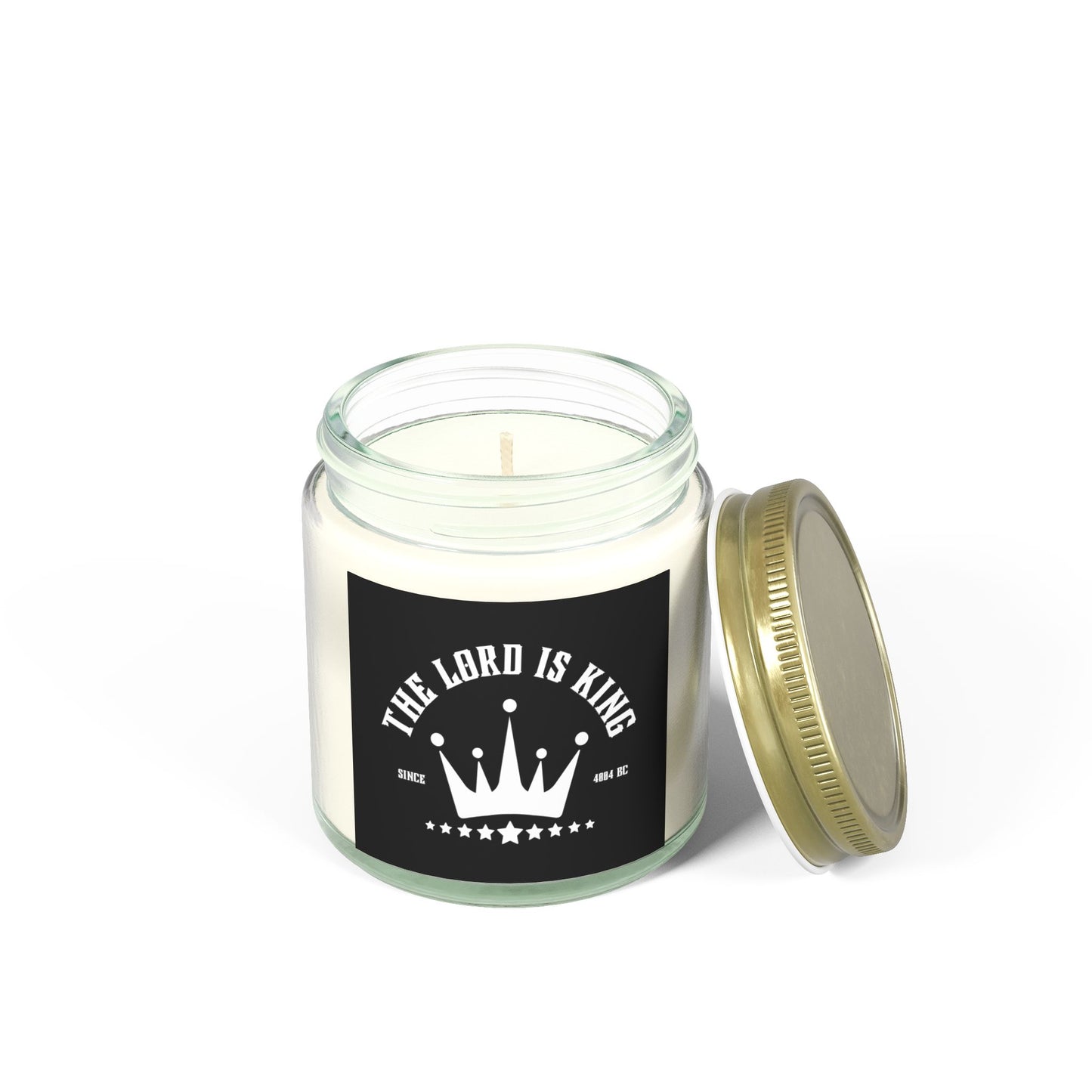 The Lord Is King Scented Candle Inspirational Christian Gift for Believers