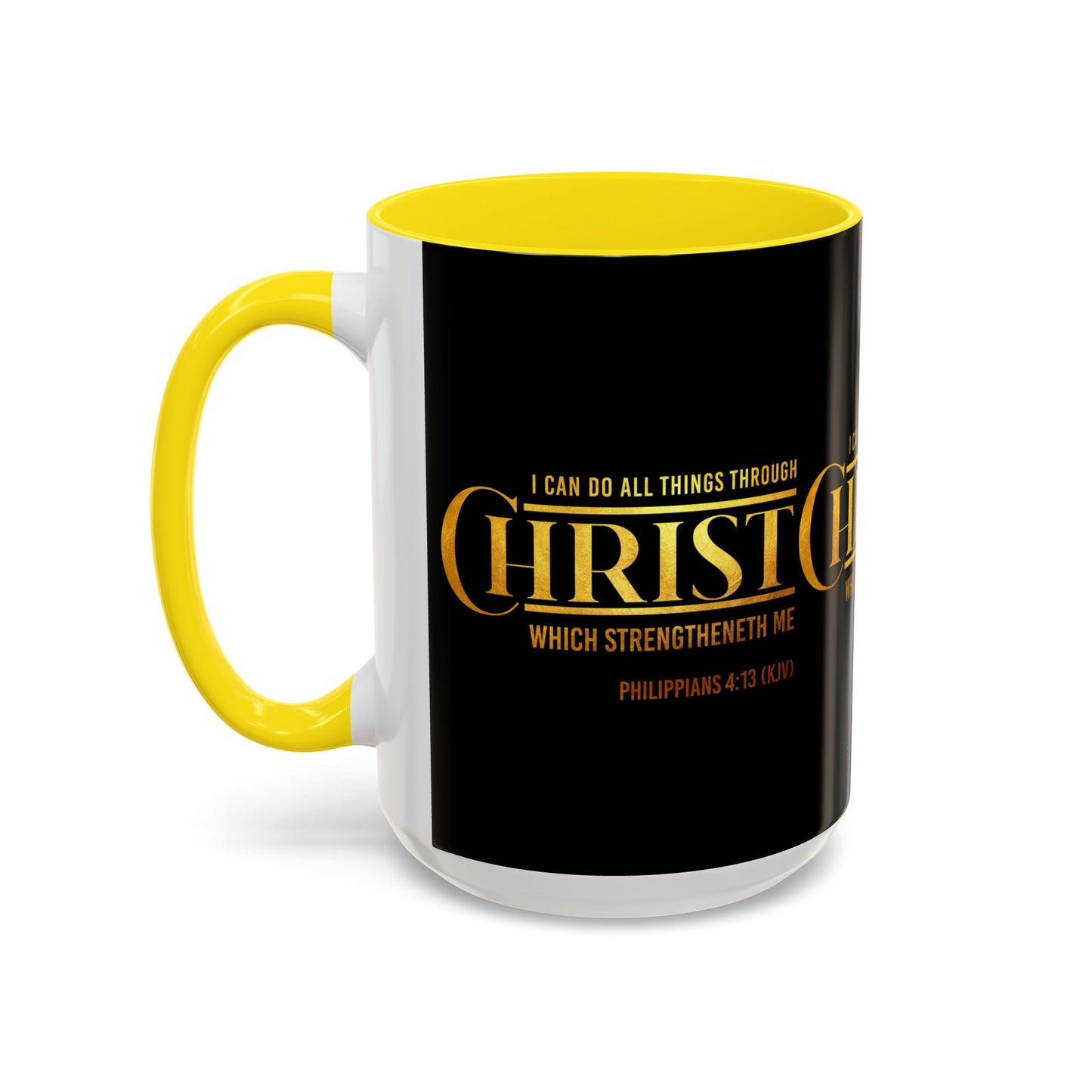 Philippians 4:13 KJV Coffee Mug I Can Do All Things Faith Based Gift