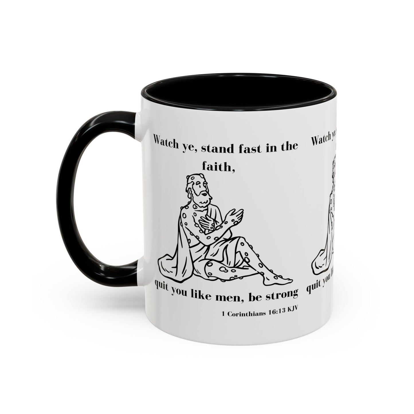 1 Corinthians 16:13 KJV Coffee Mug Stand Firm in the Faith Inspirational Christian Gift for Coffee Lovers