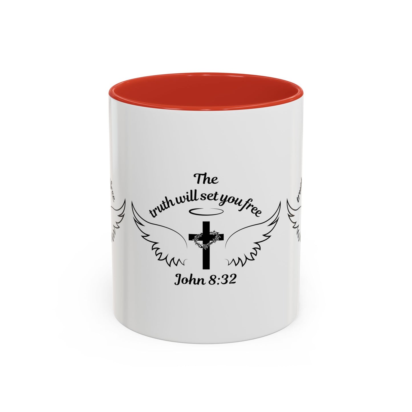 John 8:32 KJV Coffee Mug The Truth Shall Make You Free Inspirational Christian Gift