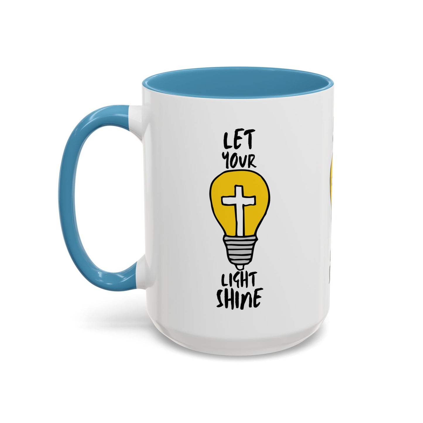 Let Your Light Shine Coffee Mug Inspirational Christian Gift for Faith-Based Coffee Lovers