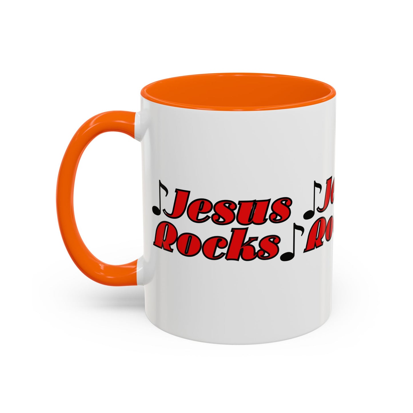 Jesus Rocks Coffee Mug Inspirational Biblical Gift for Faith Based Coffee Lovers