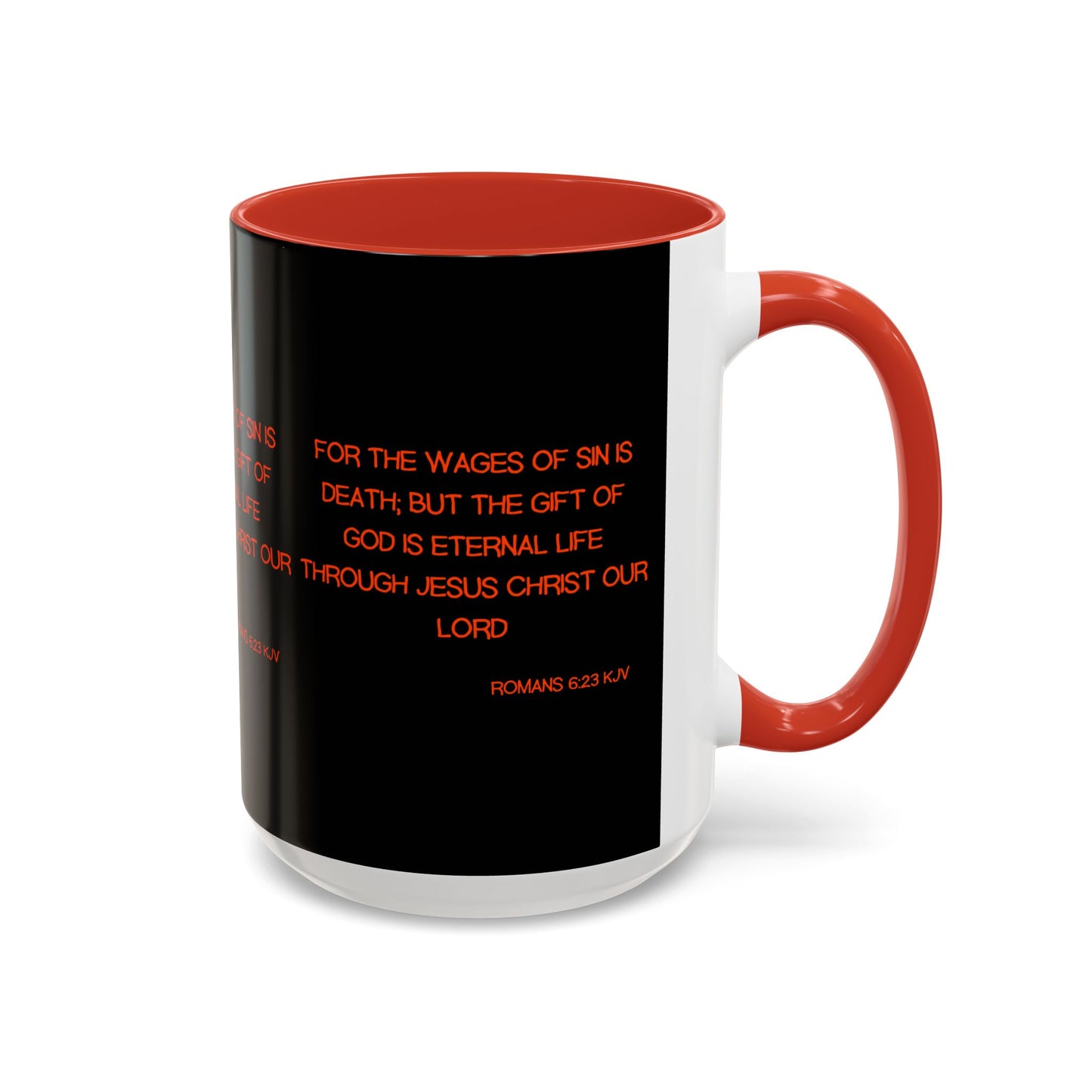 Romans 6:23 KJV Coffee Mug The Gift of God is Eternal Life Biblical Christian Gift for Faith-Based Living