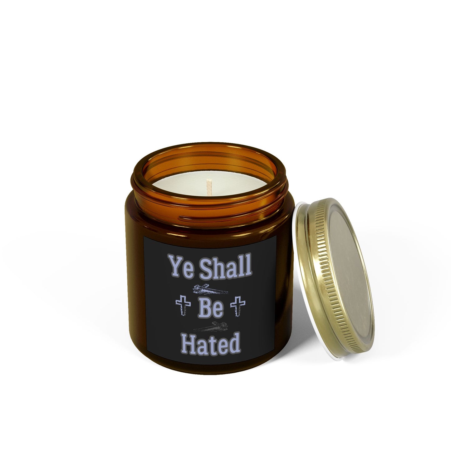 Matthew 10:22 KJV Scented Candle And Ye Shall Be Hated Gift for Faith Based Candle Lovers