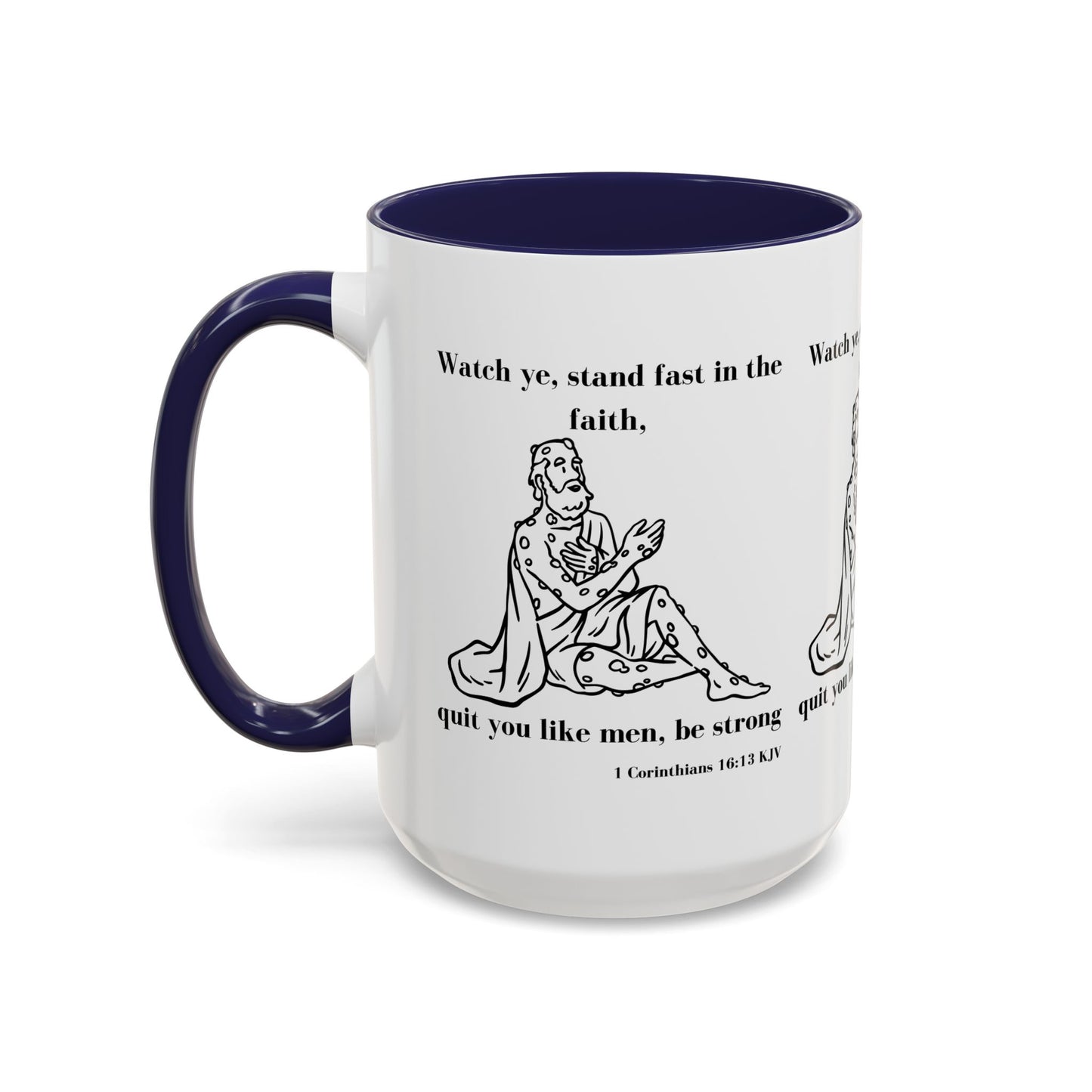 1 Corinthians 16:13 KJV Coffee Mug Stand Firm in the Faith Inspirational Christian Gift for Coffee Lovers