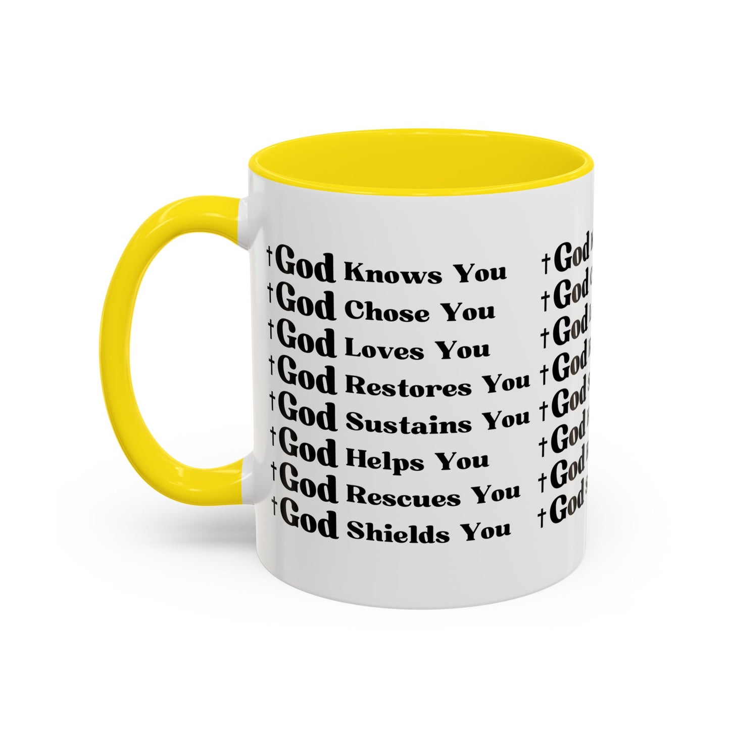 God's Love and Promises Faith-Filled Coffee Mug Faith Hope And Love Christian Gift for Coffee Lovers