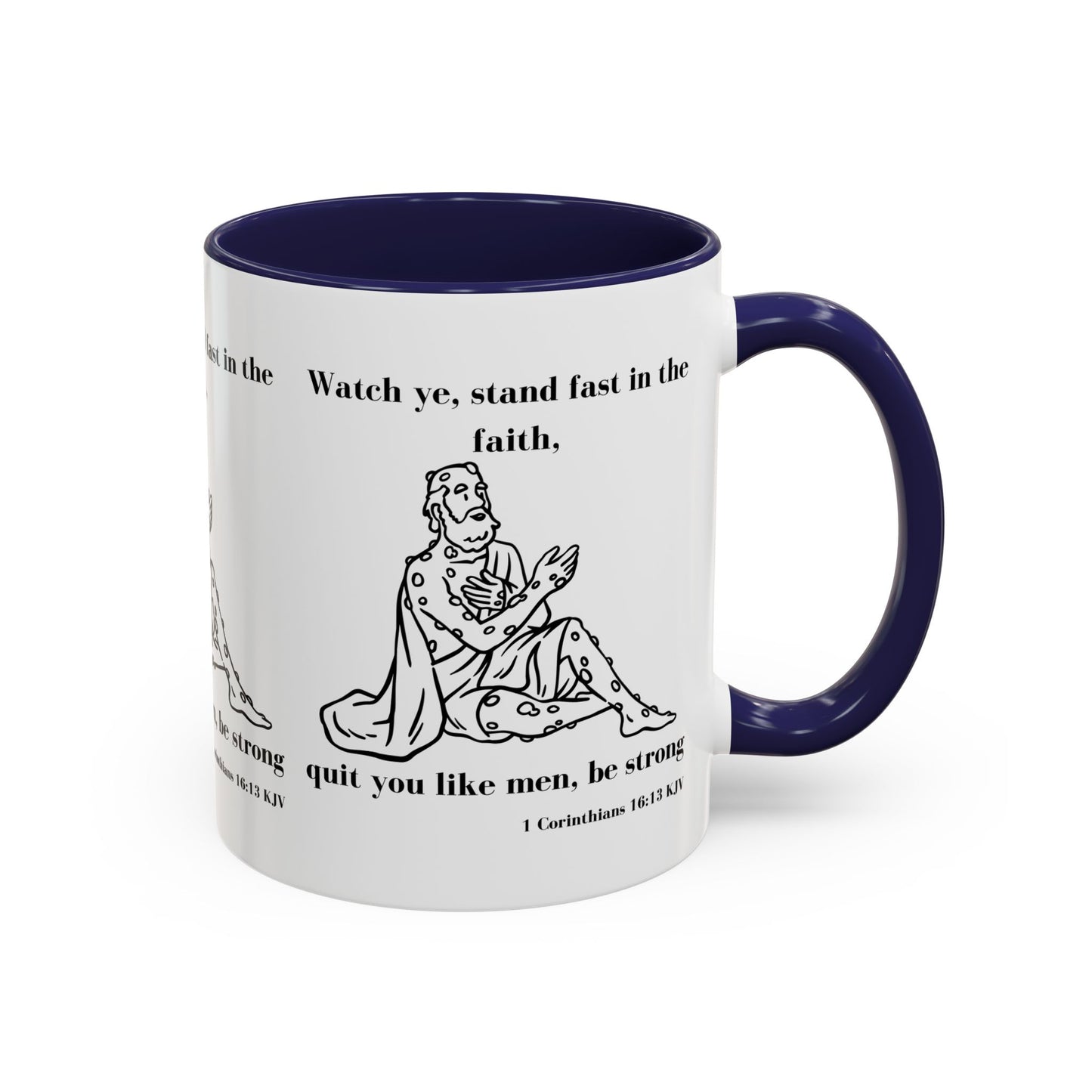 1 Corinthians 16:13 KJV Coffee Mug Stand Firm in the Faith Inspirational Christian Gift for Coffee Lovers