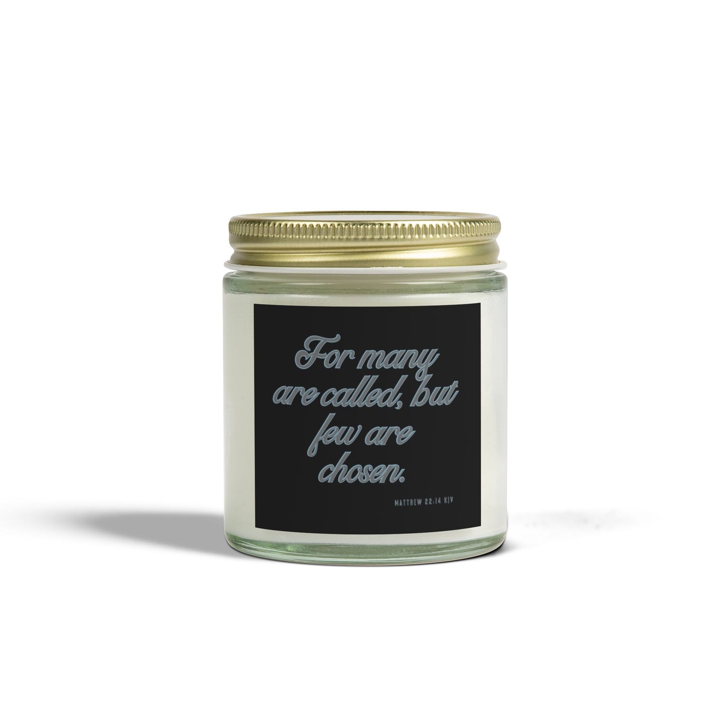 Matthew 22:14 KJV Bible Verse Scented Candle Faith Based Christian Gift