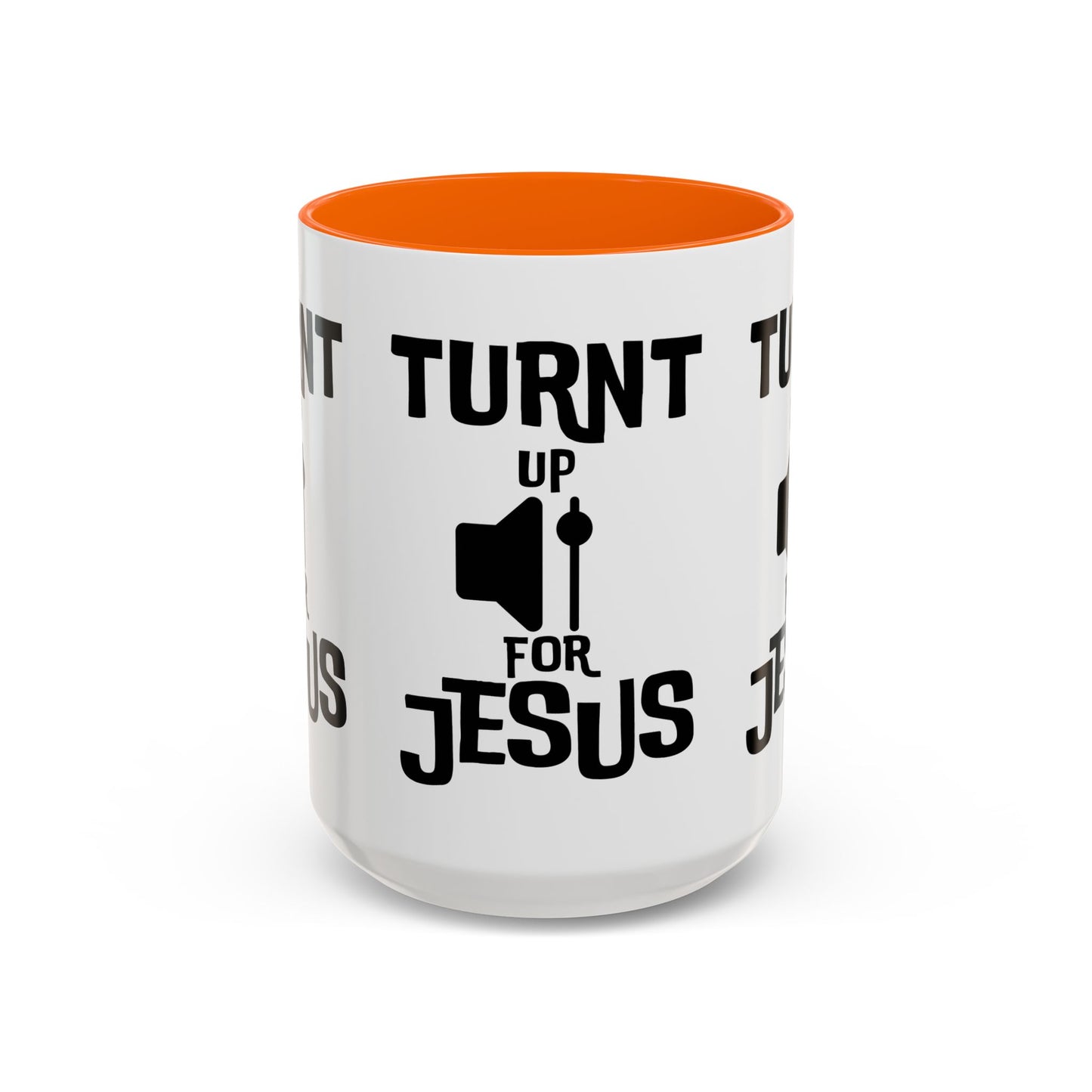 Turnt Up For Jesus Coffee Mug Biblical Christian Gift for Faith-Based Coffee Lovers