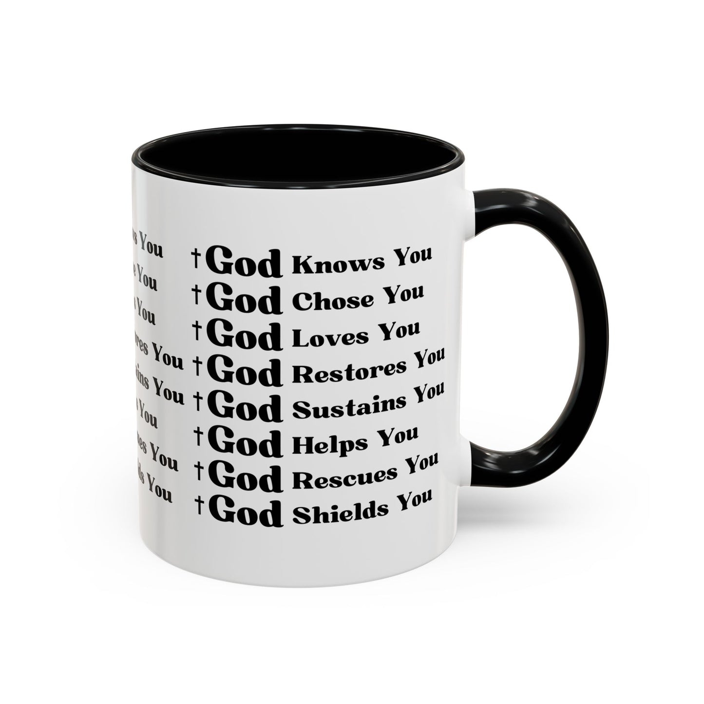 God's Love and Promises Faith-Filled Coffee Mug Faith Hope And Love Christian Gift for Coffee Lovers