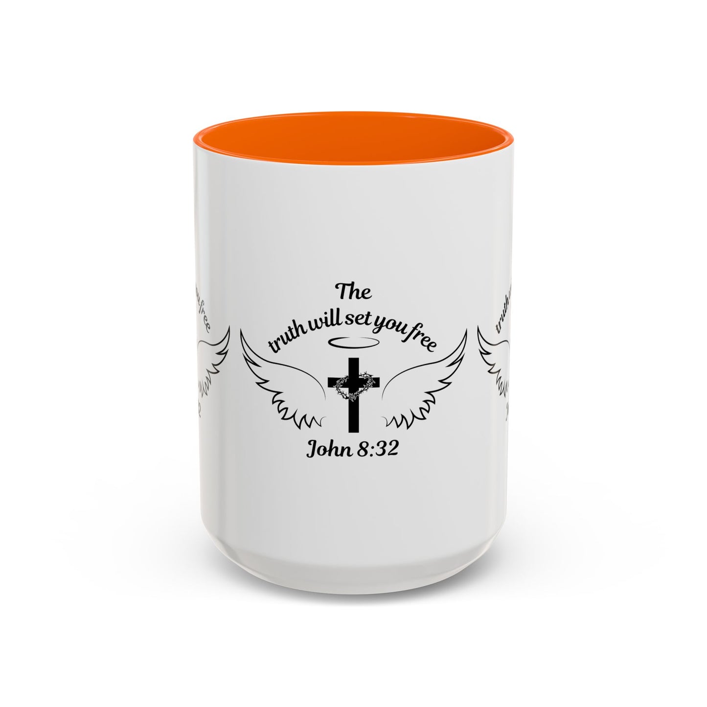 John 8:32 KJV Coffee Mug The Truth Shall Make You Free Inspirational Christian Gift