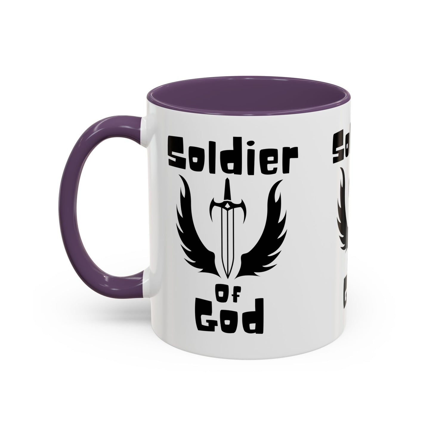 Soldier of God Coffee Mug Inspirational Christian Gift for Faith-Based Living