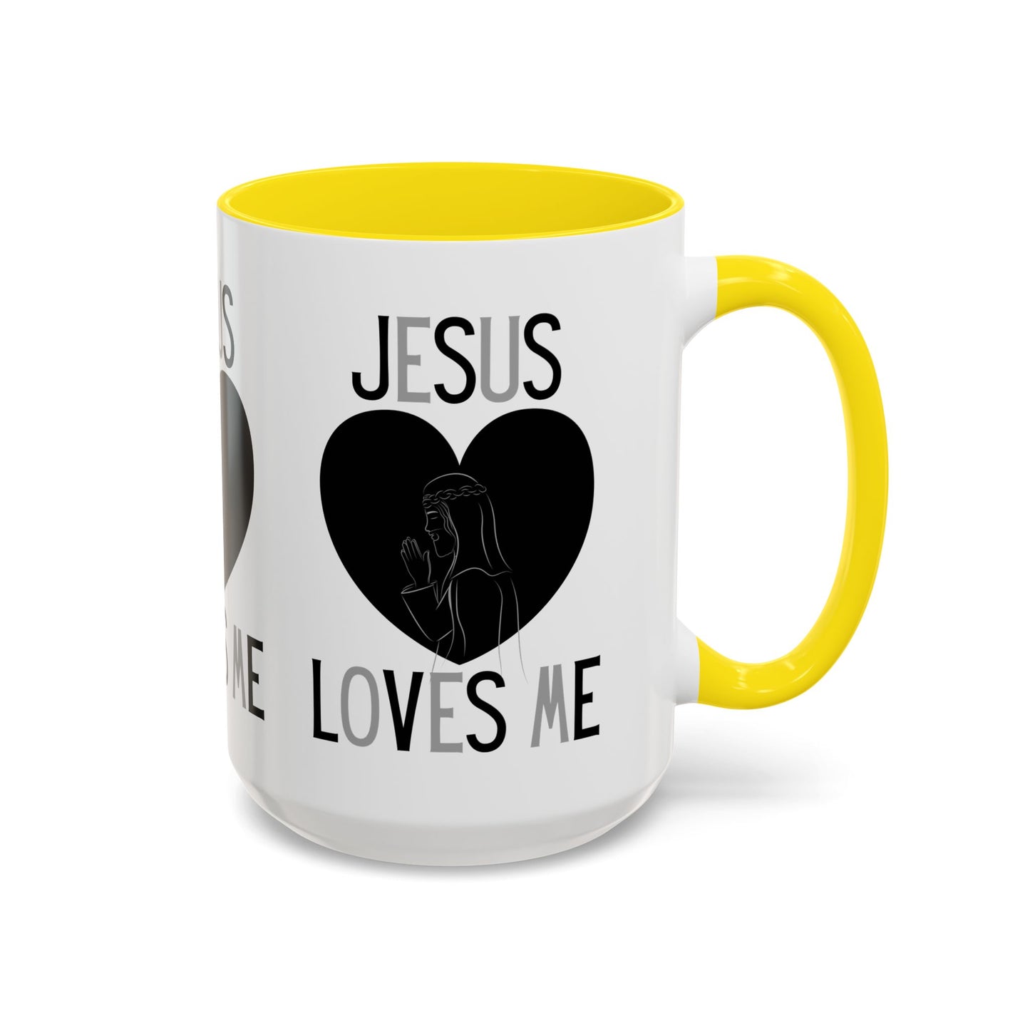 Jesus Loves Me Coffee Mug Inspirational Christian Gift for Faith-Based Living