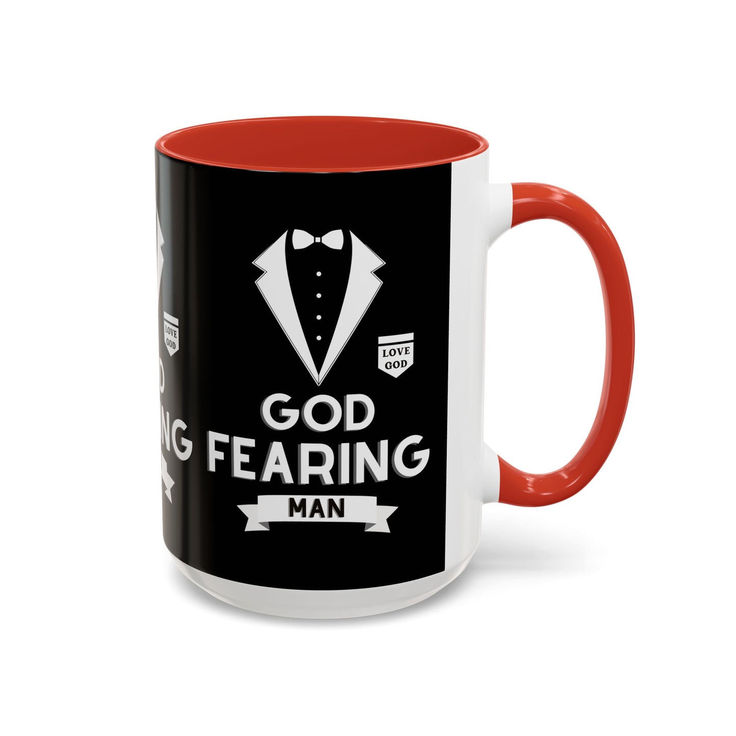 God Fearing Man Coffee Mug Inspirational Christian Gift for Him