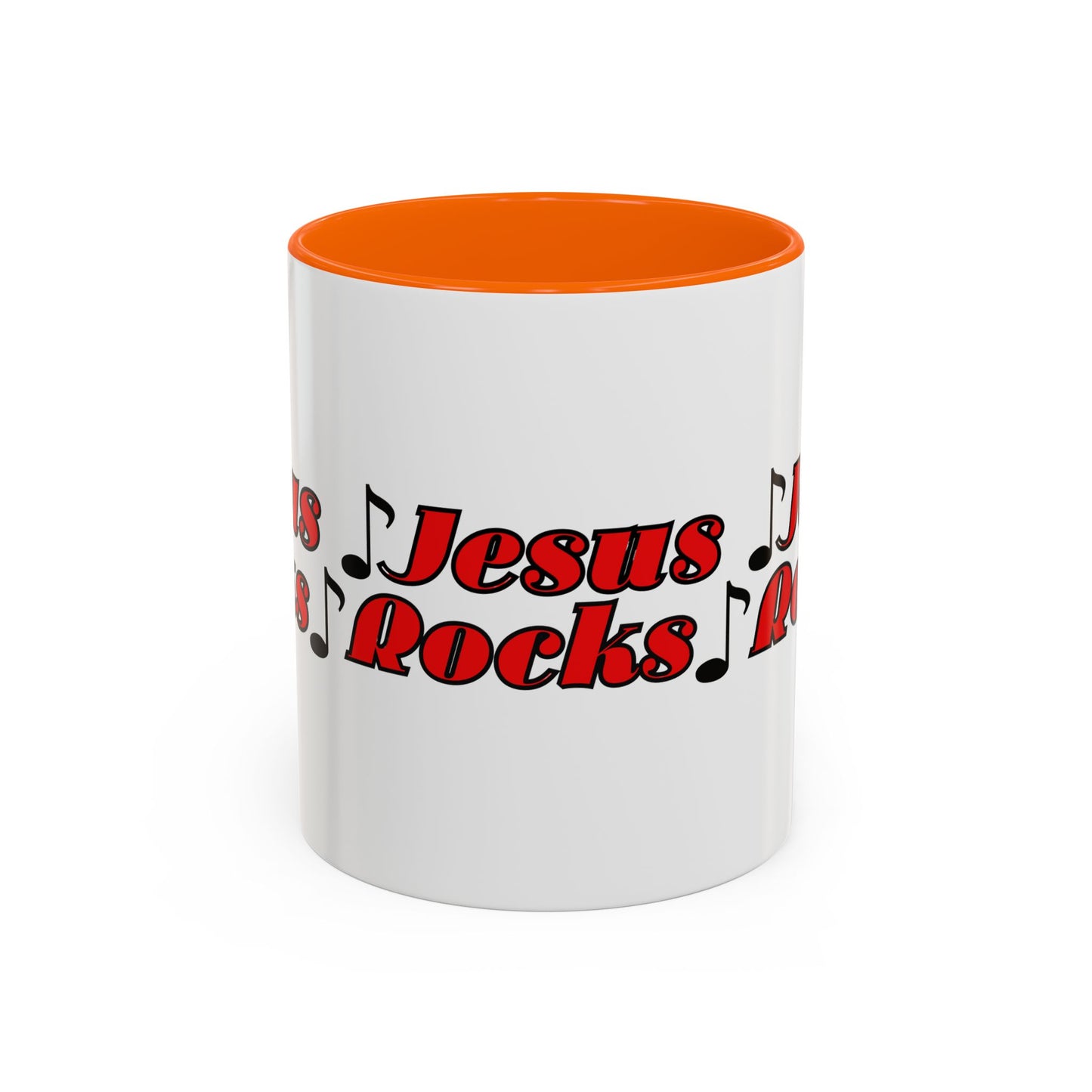 Jesus Rocks Coffee Mug Inspirational Biblical Gift for Faith Based Coffee Lovers