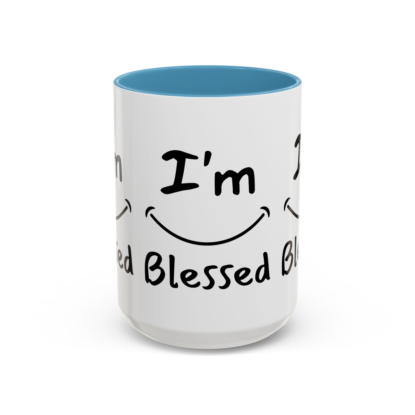 I'm Blessed Coffee Mug Inspirational Christian Gift for Faith-Based Living