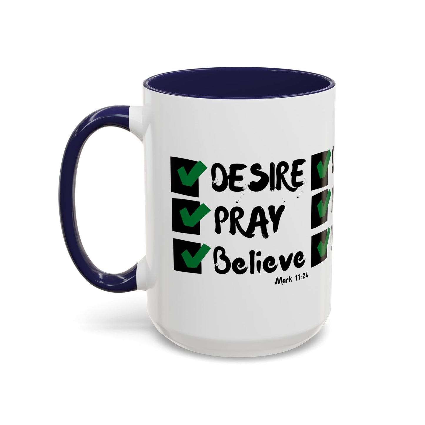 Mark 11:24 KJV Bible Verse Coffee Mug Faith Based Christian Gift