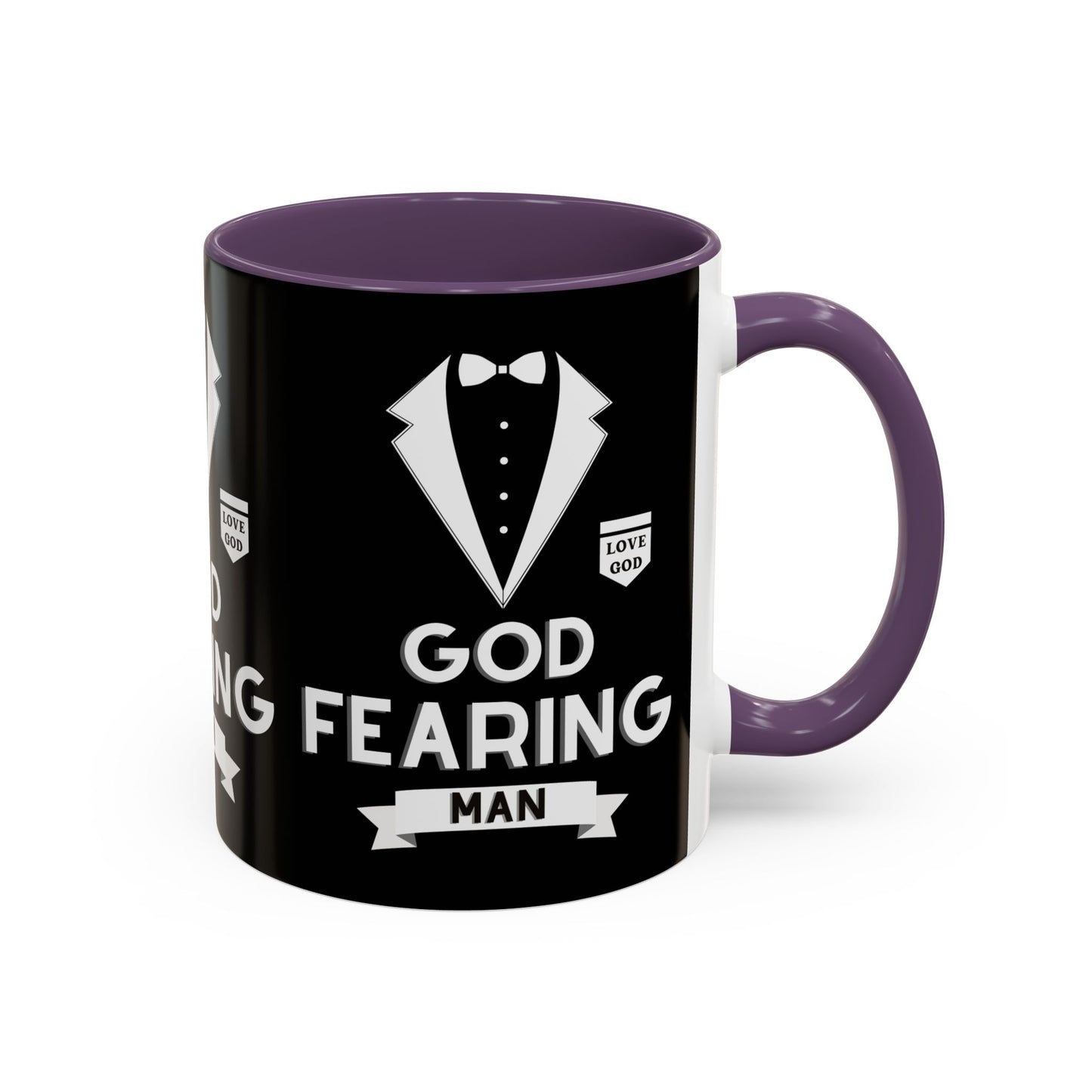 God Fearing Man Coffee Mug Inspirational Christian Gift for Him