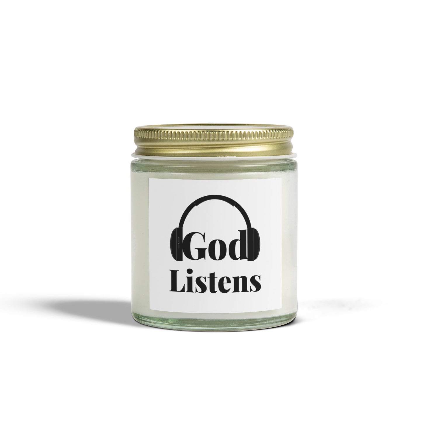 God Listens Scented Candle Faith Based Christian Gift for Him or Her