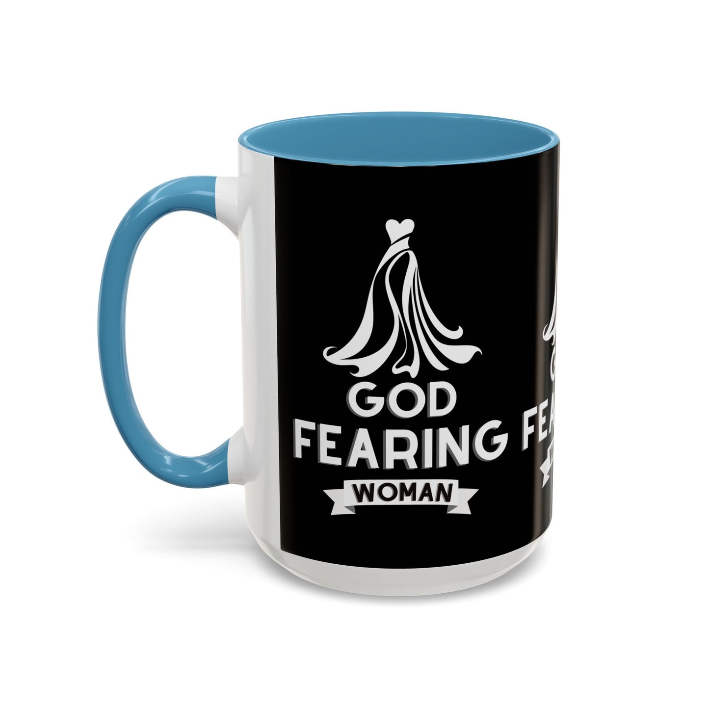 God Fearing Woman Coffee Mug Inspirational Christian Gift for Her