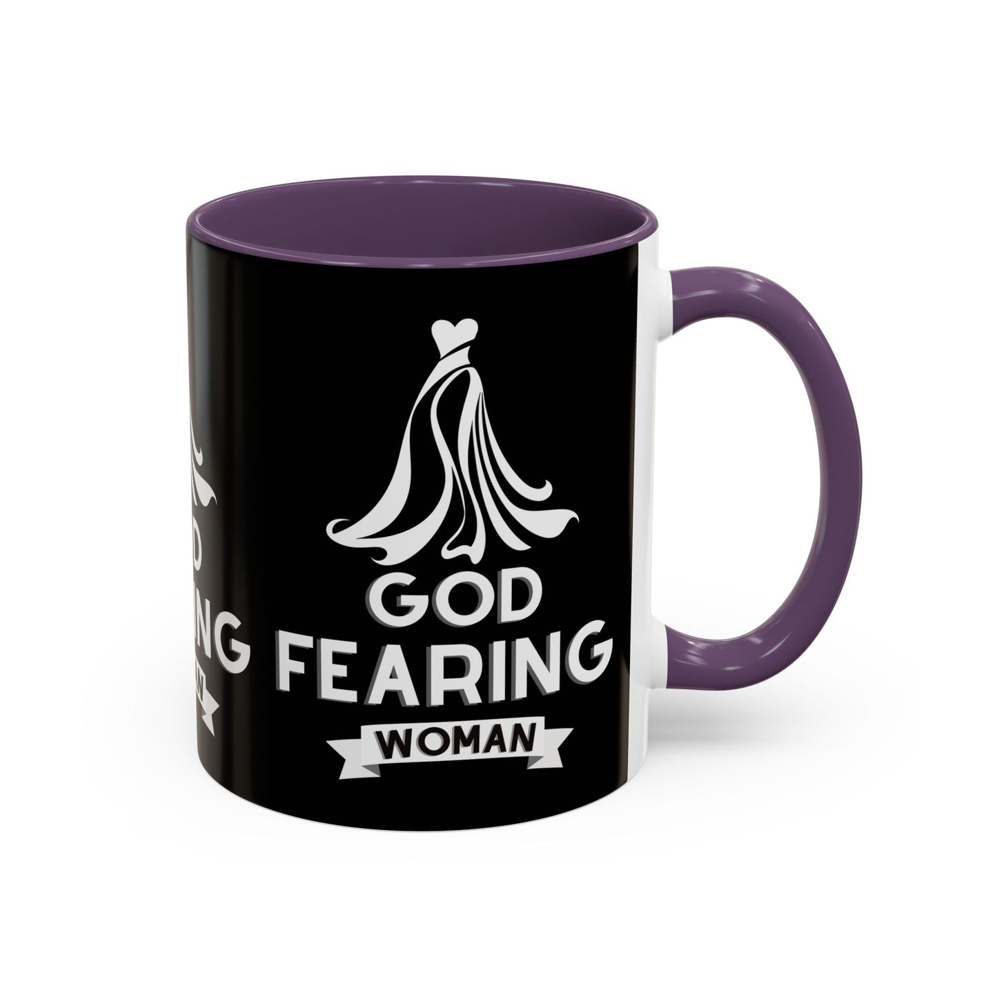 God Fearing Woman Coffee Mug Inspirational Christian Gift for Her