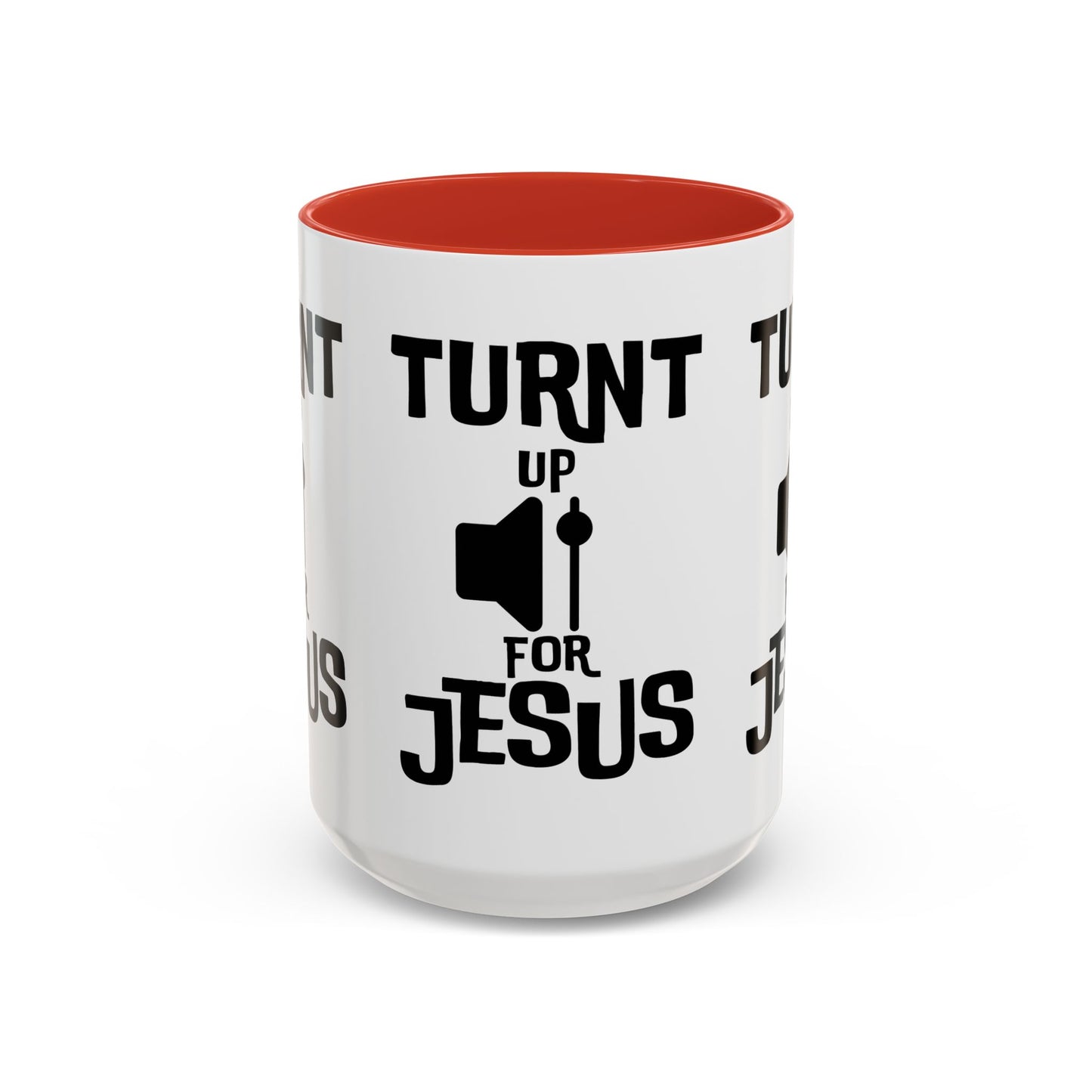 Turnt Up For Jesus Coffee Mug Biblical Christian Gift for Faith-Based Coffee Lovers