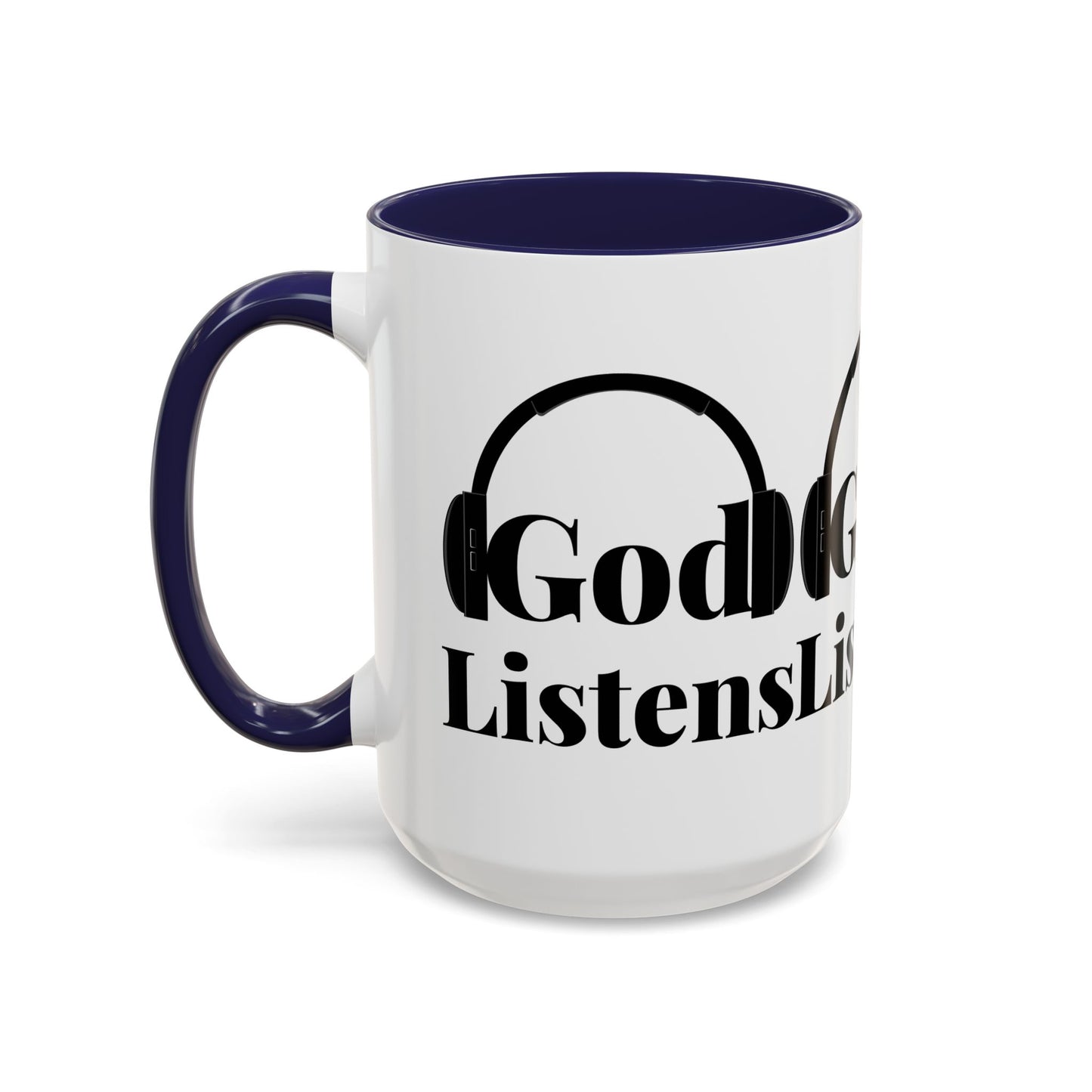 God Listens Coffee Mug Faith Based Christian Gift for Him or Her