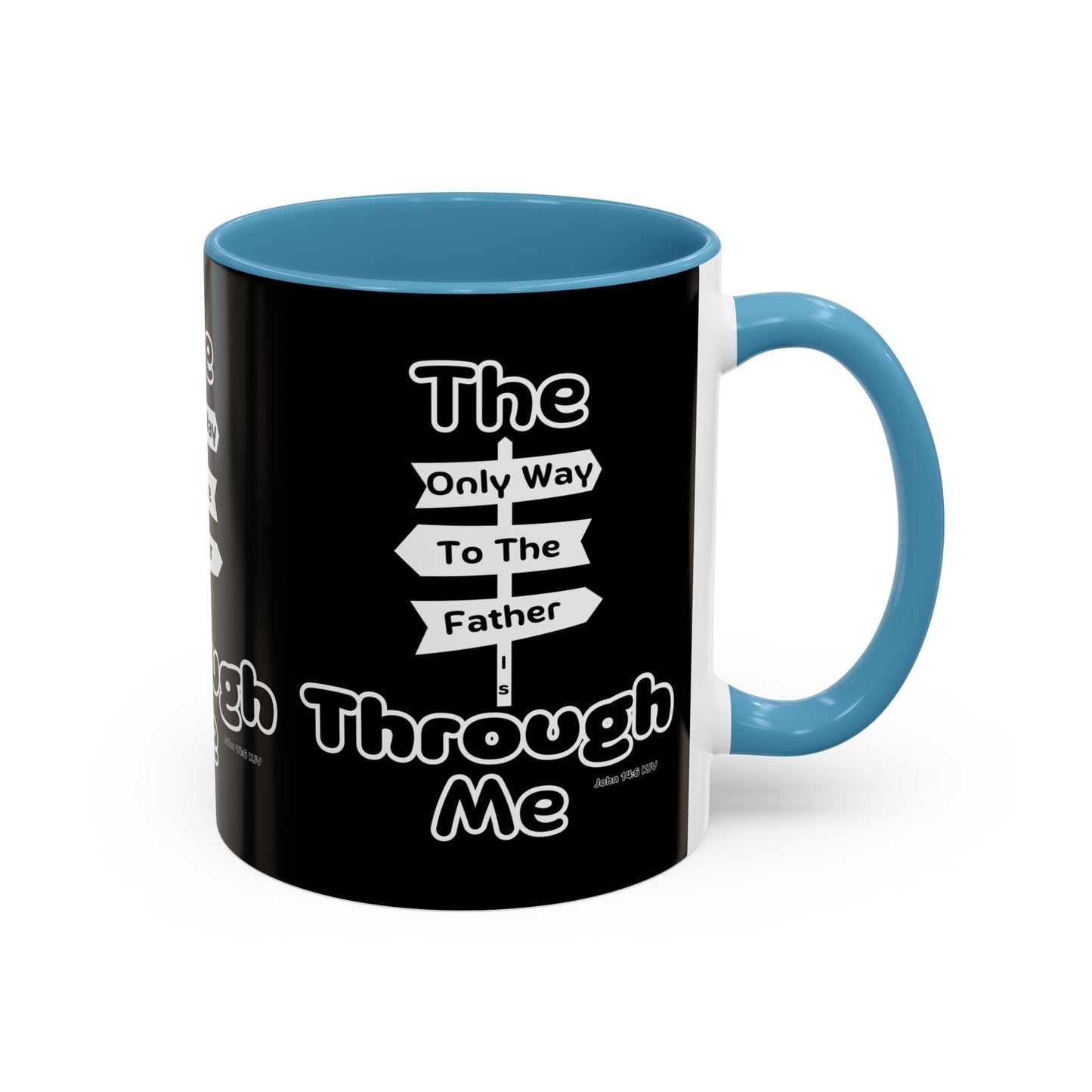 John 14:6 Bible Verse Coffee Mug Faith Based Christian Gift