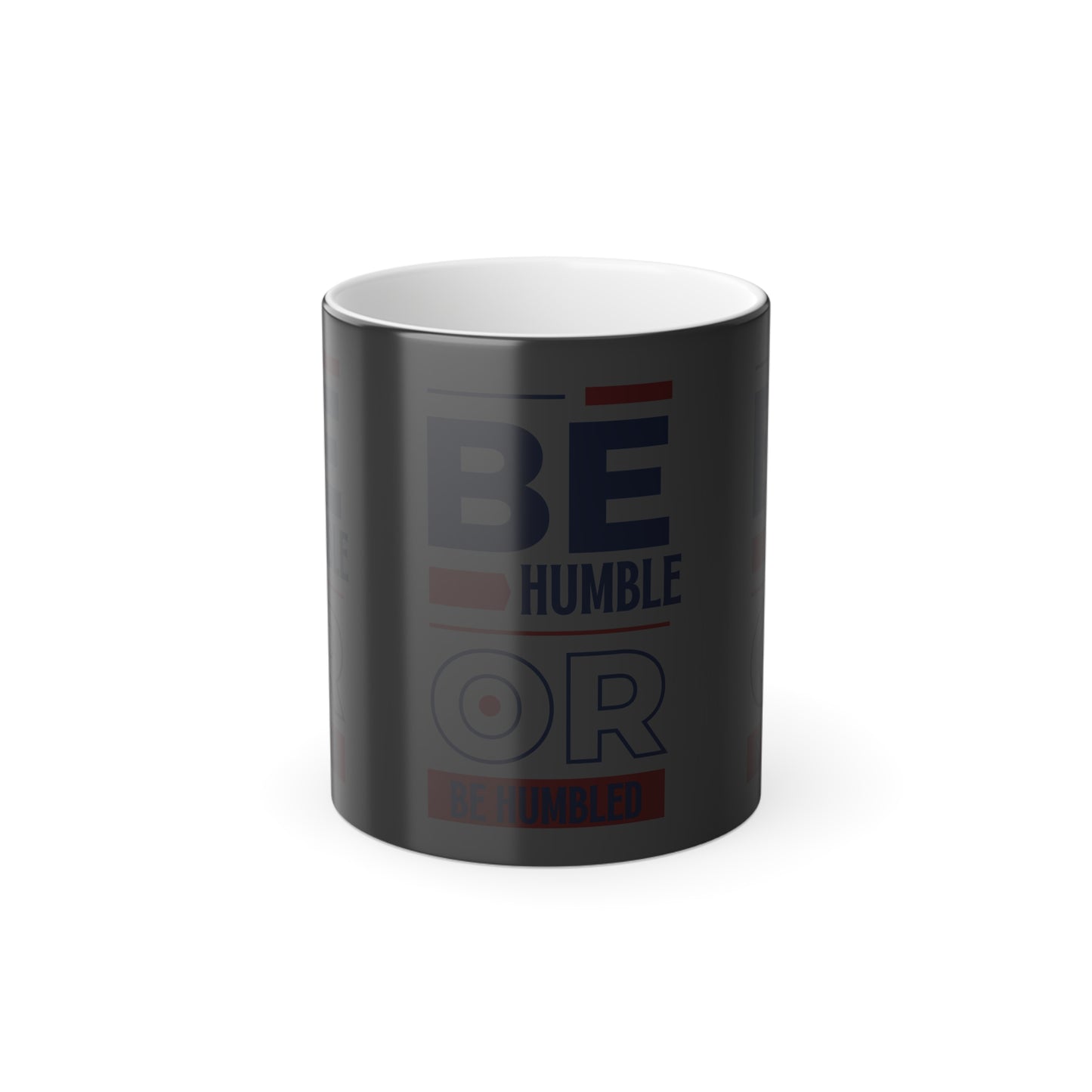 Be Humble Or Be Humbled Bible Themed Color Morphing Coffee Mug Faith Based Inspirational Christian Gift for Coffee Lovers