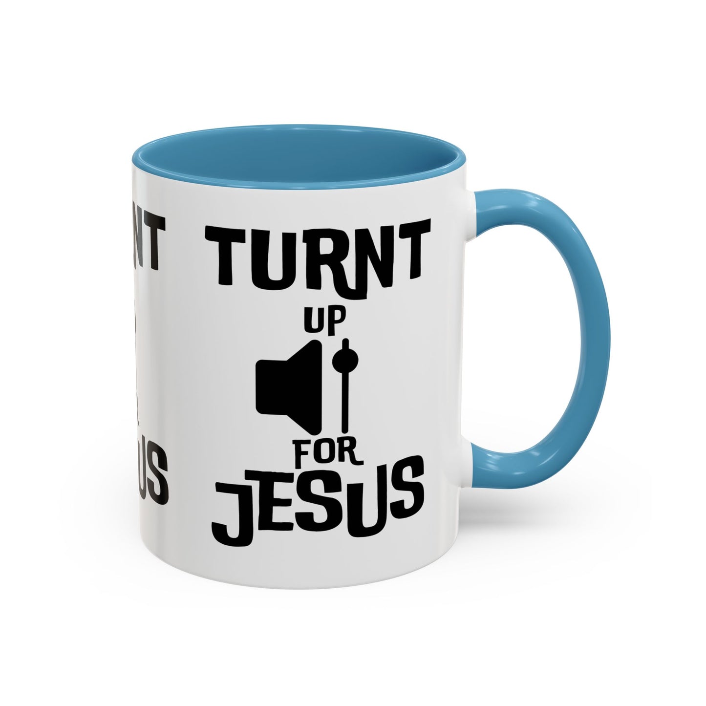 Turnt Up For Jesus Coffee Mug Biblical Christian Gift for Faith-Based Coffee Lovers